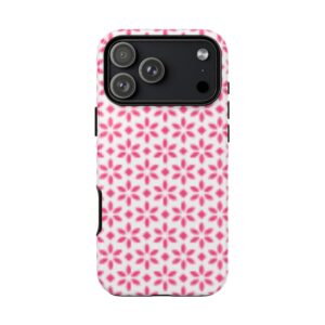 Flower Pattern Print Trendy Resistant Tough Phone Case