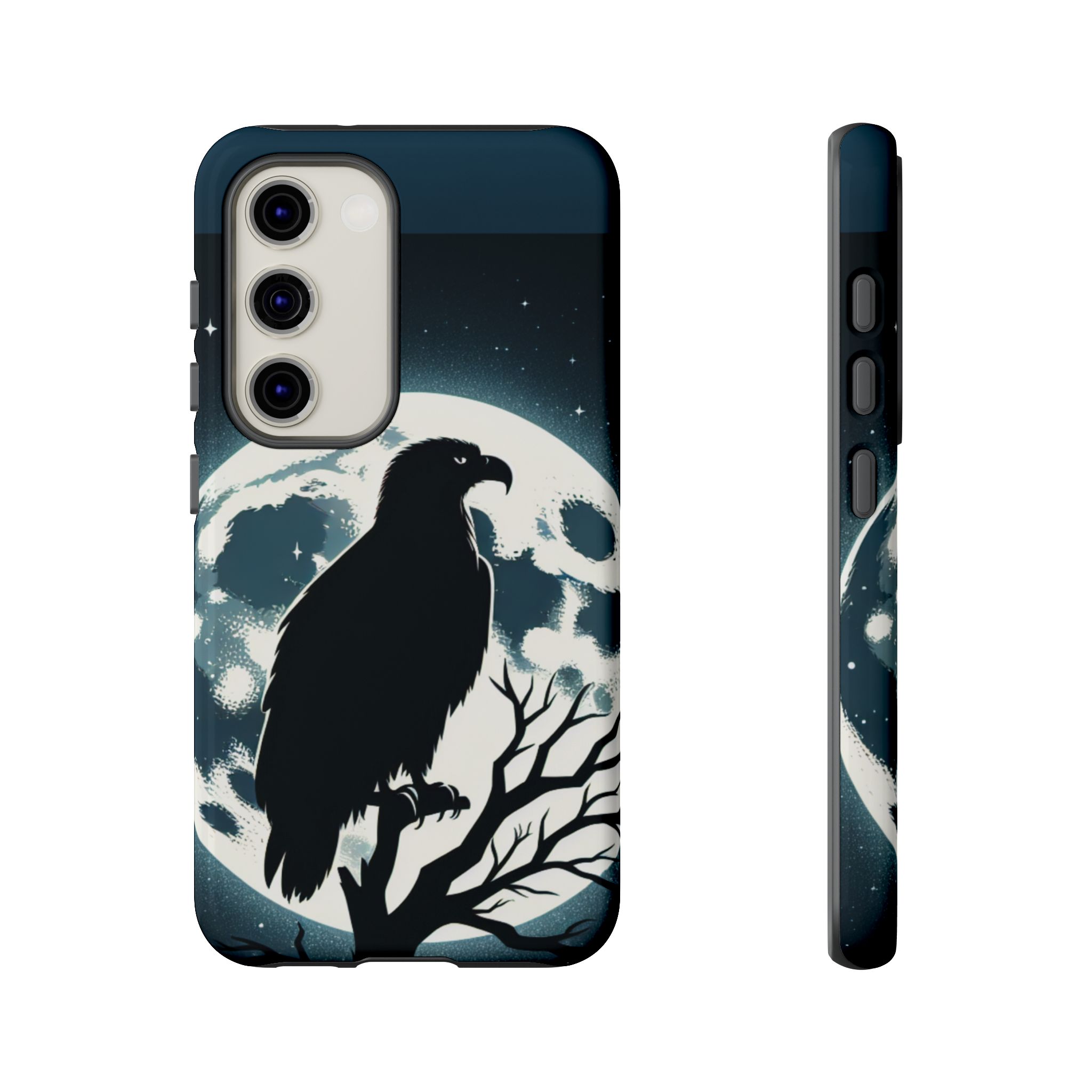 Bird At Night Trendy Resistant Tough Phone Case - Image 8