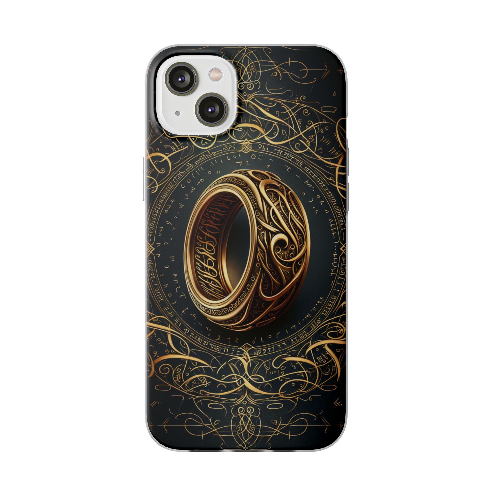 The Golden Ring Trendy Resistant Flexi Phone Back Case - Image 6