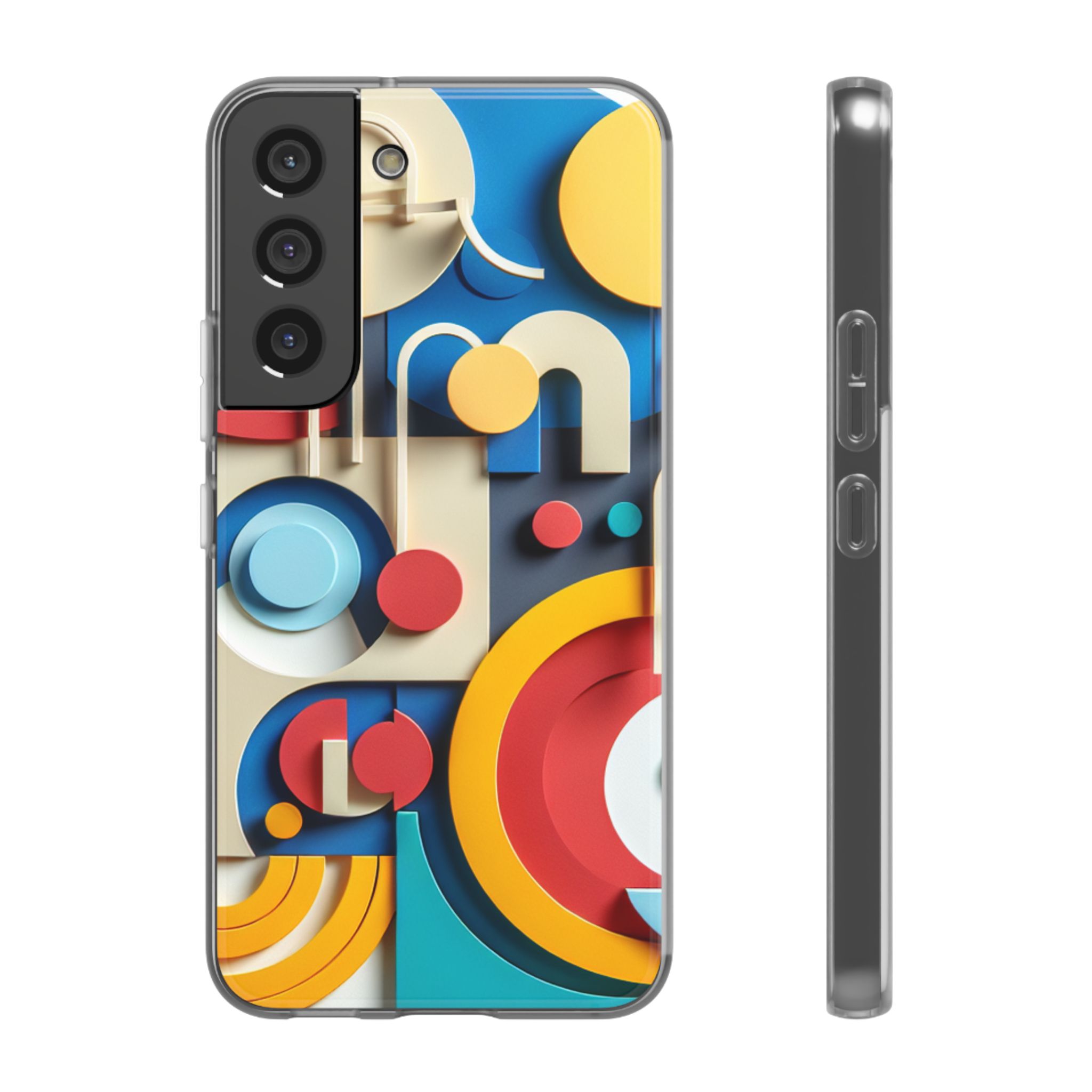 Abstract Color Theme Art Flexi Case - Image 3