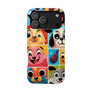 Funny Animal Faces Impact-Resistant Phone Back Case