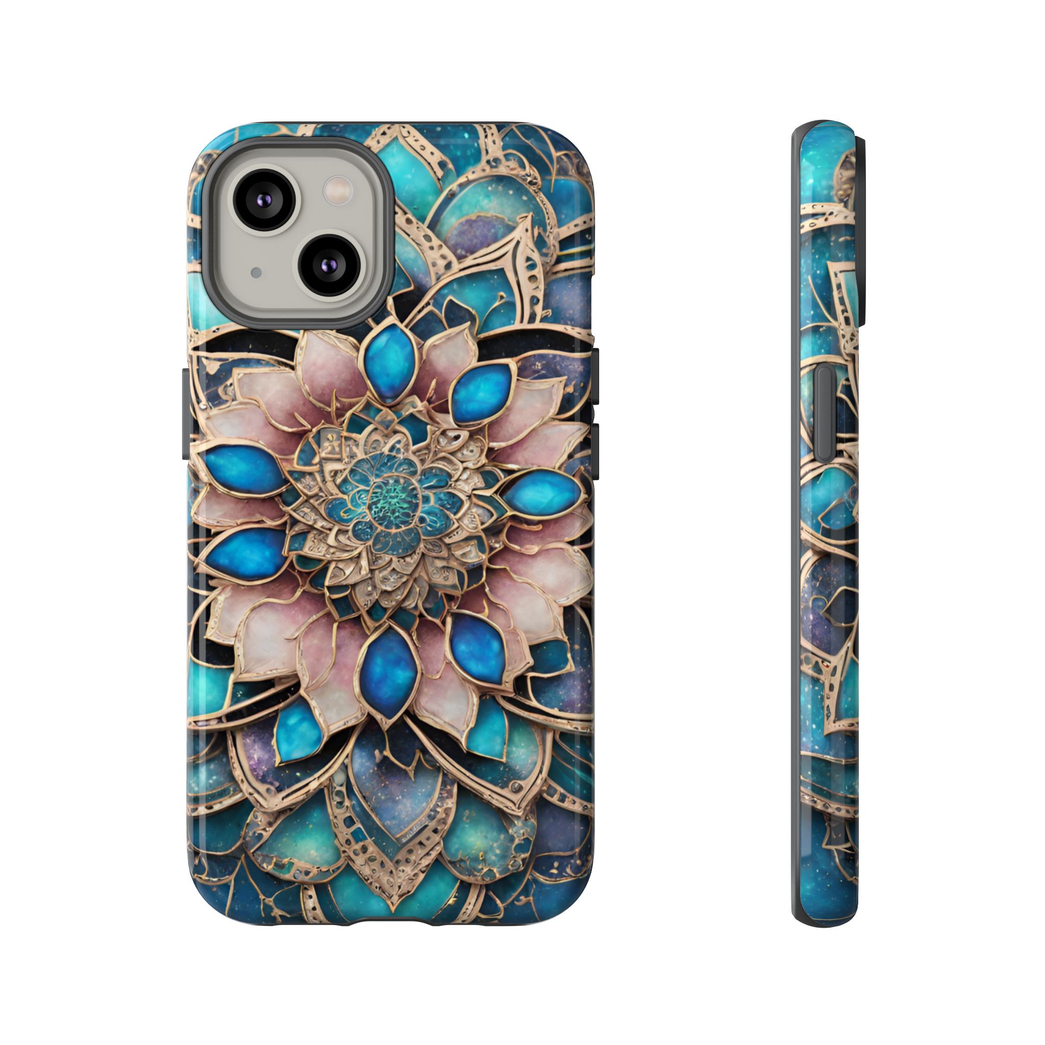Candle Theme Mandala Resistant Trendy Tough Phone Case - Image 6