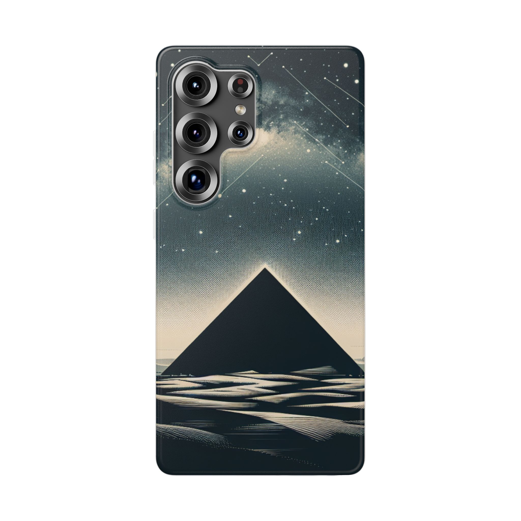 Pyramid In Night Sky Trendy Resistant Flexi Phone Back Case