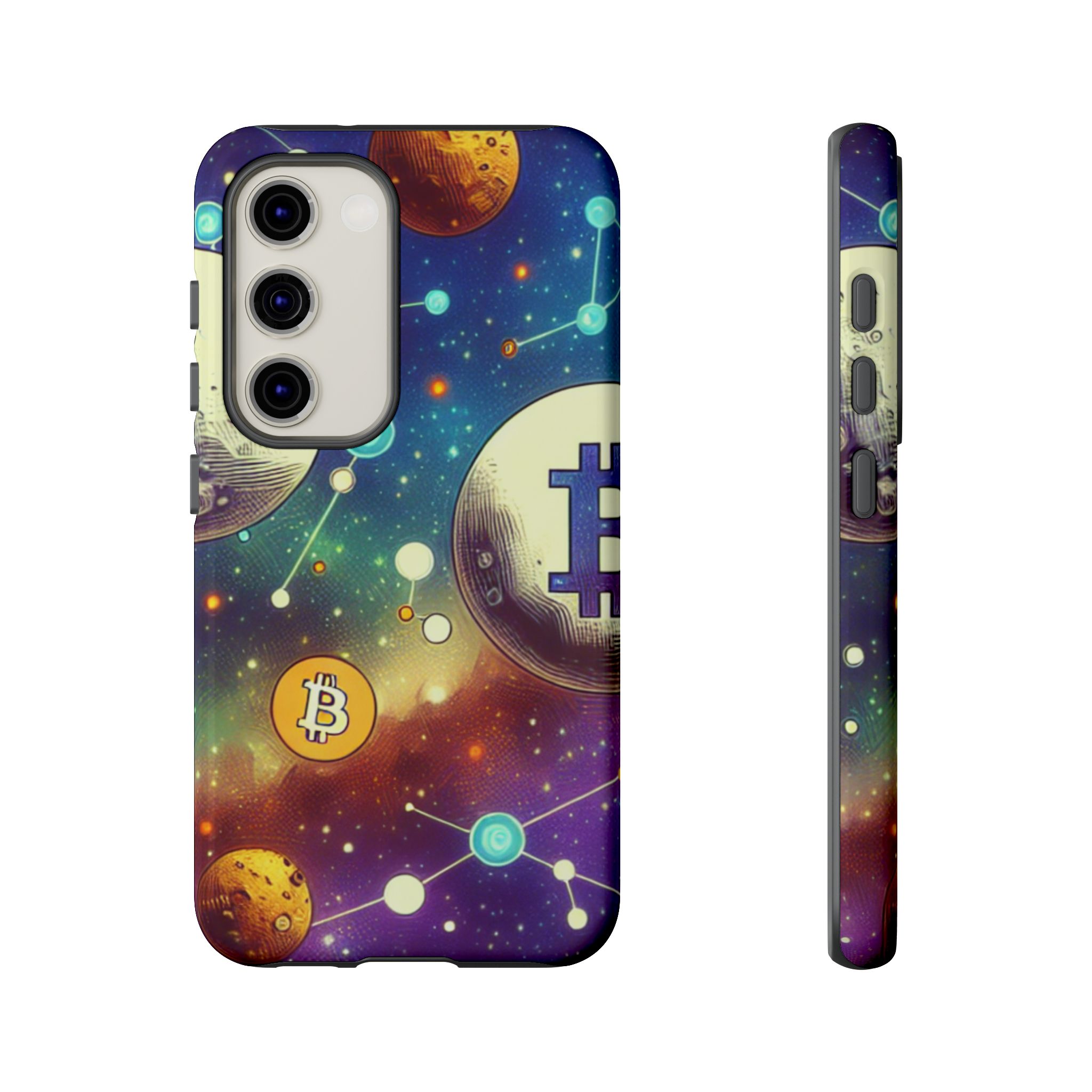 Crypto Universe Trendy Popular Sleek Resistant Tough Phone Case - Image 9