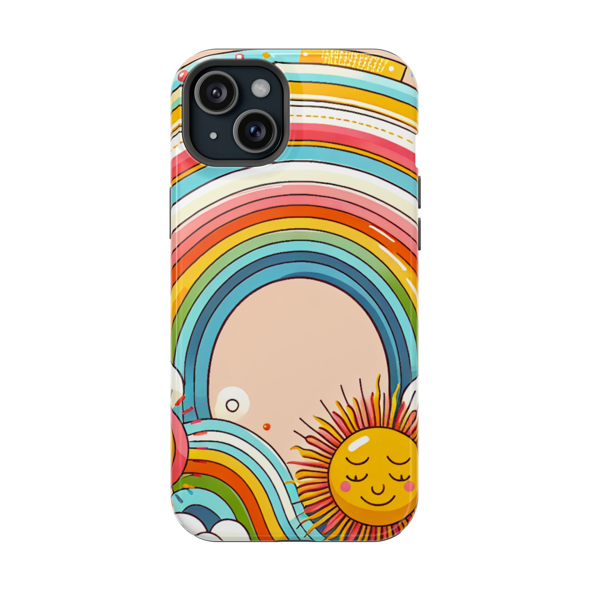 Rainbow Sunshine Impact-Resistant Phone Back Case - Image 6