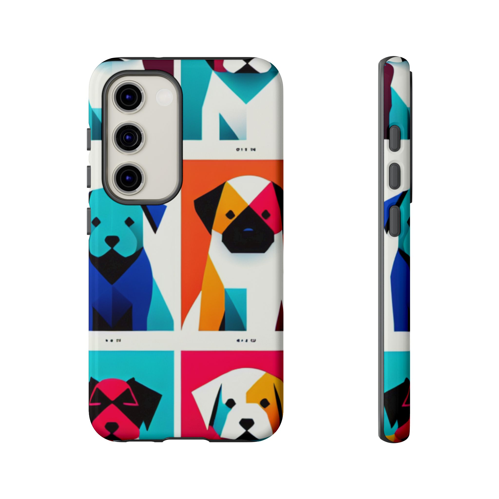 Cute 3D Dogs Trendy Resistant Tough Phone Case - Image 8
