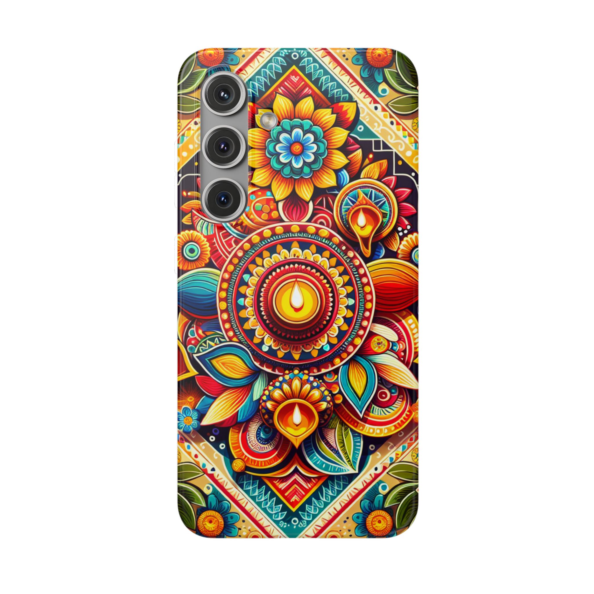 Festival Celebration Trendy Resistant Flexi Phone Back Case - Image 7