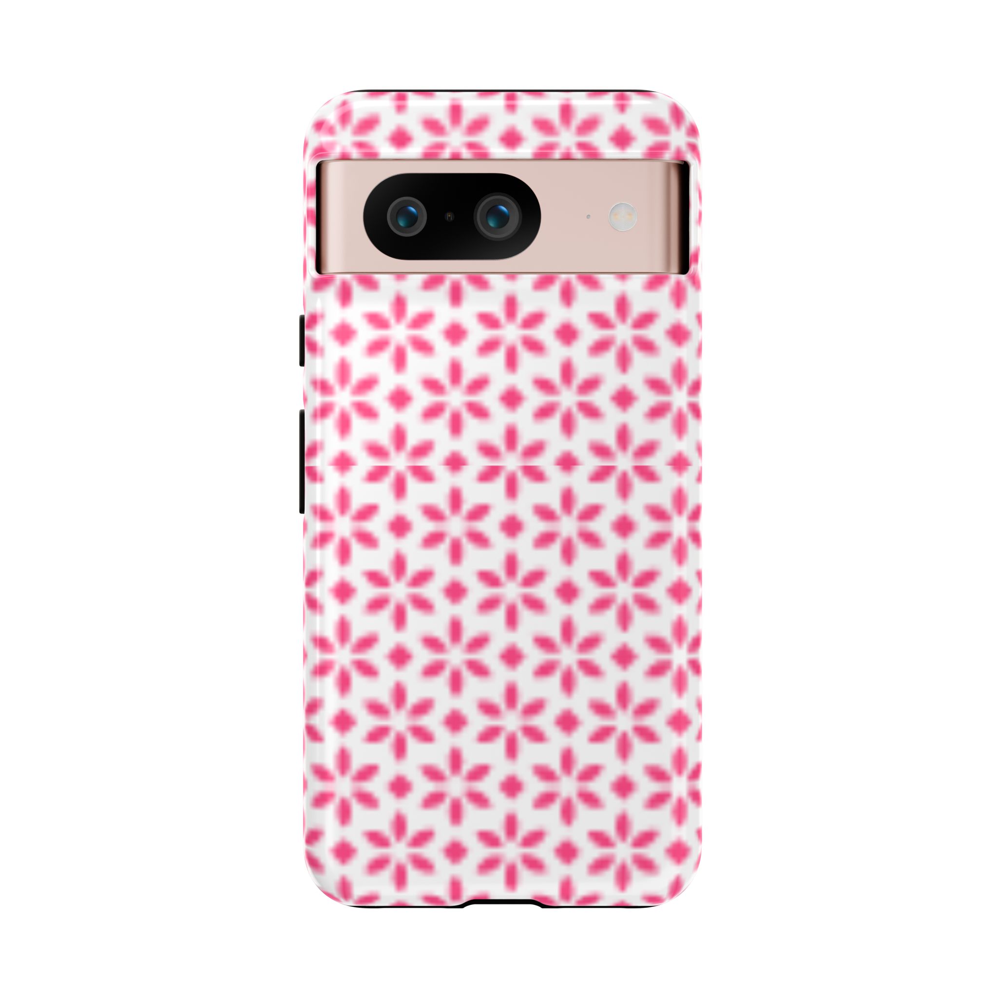 Flower Pattern Print Trendy Resistant Tough Phone Case - Image 2