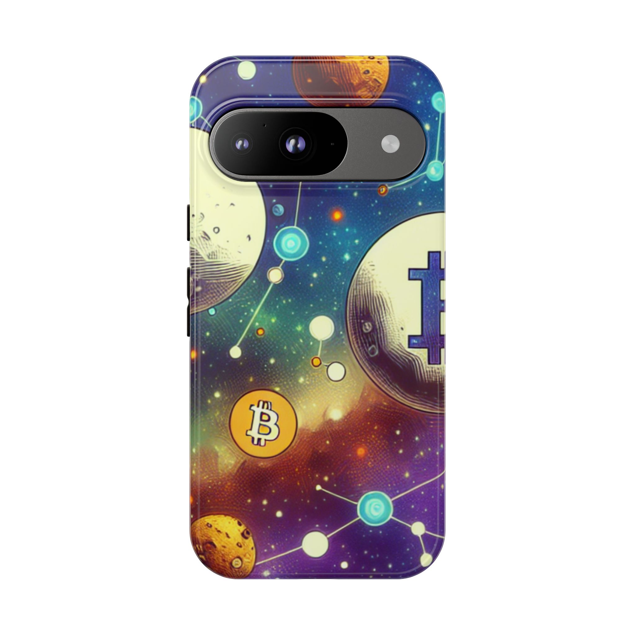 Crypto Universe Trendy Popular Sleek Resistant Tough Phone Case - Image 4