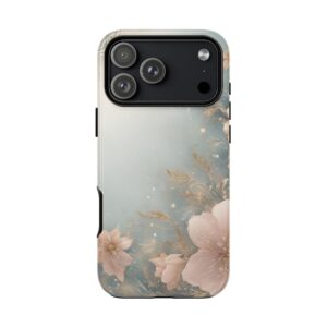 Floral Sparkling Resistant Trendy Tough Phone Case
