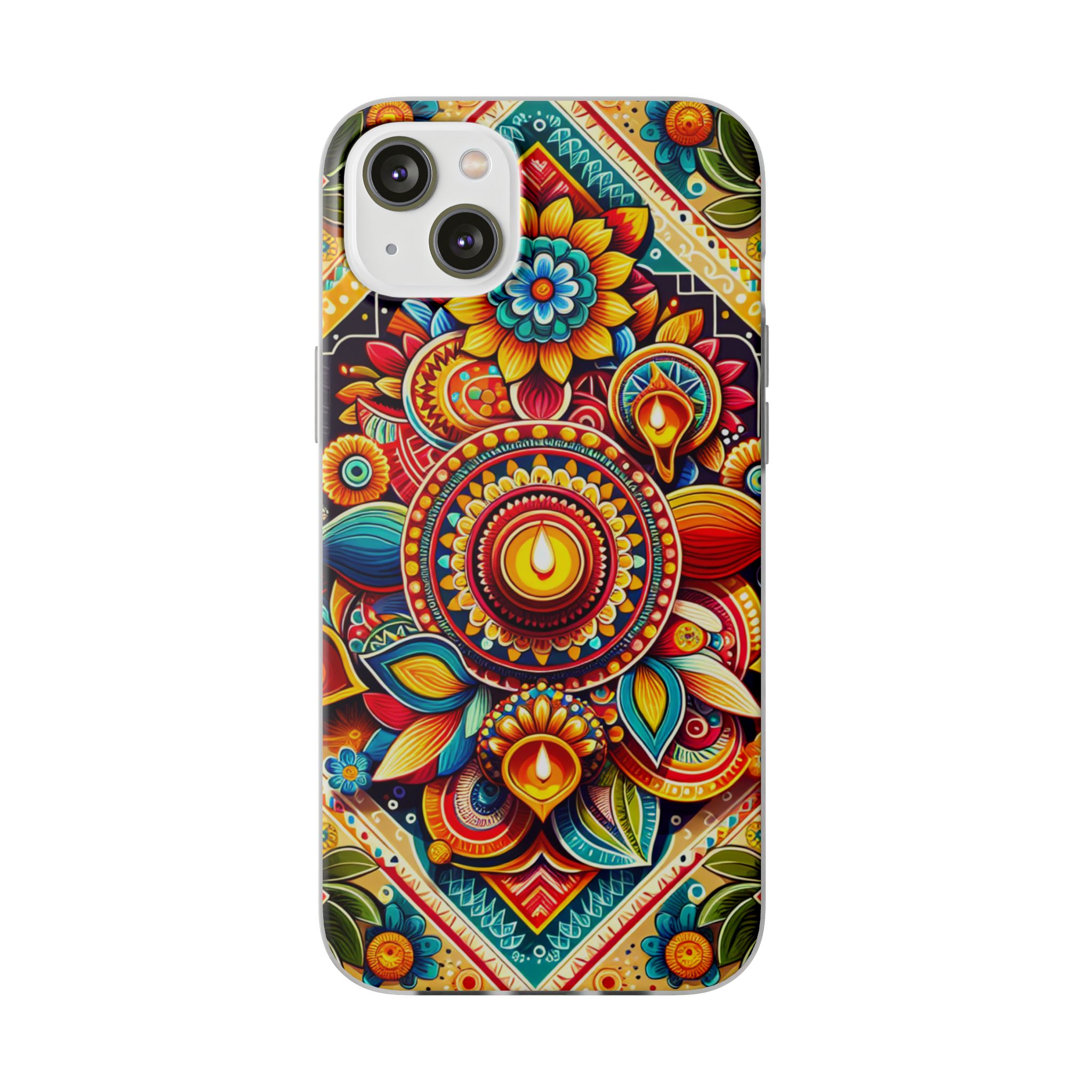 Festival Celebration Trendy Resistant Flexi Phone Back Case - Image 6