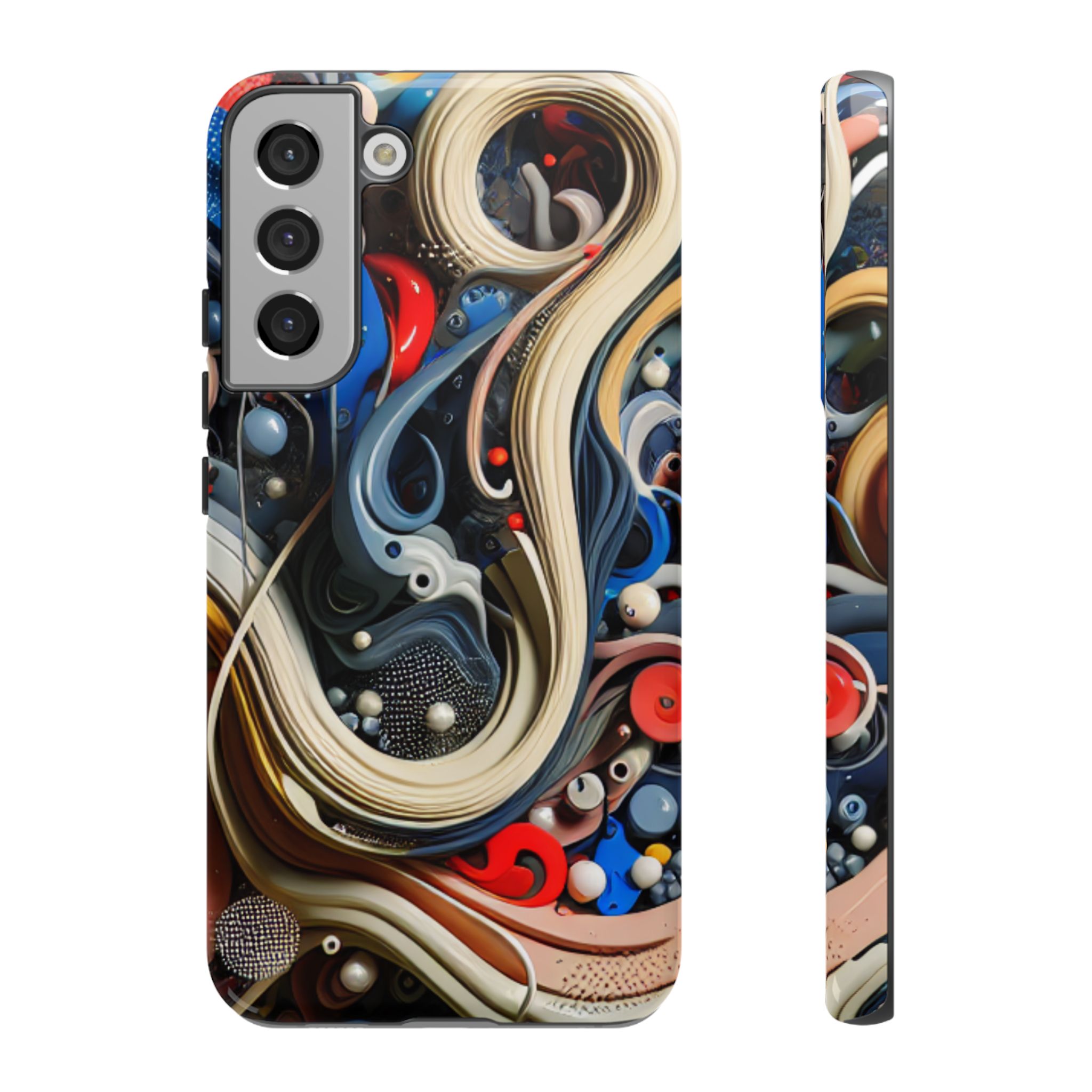 Colors Abstract Fun Trendy Slim Resistant Tough Phone Case - Image 6