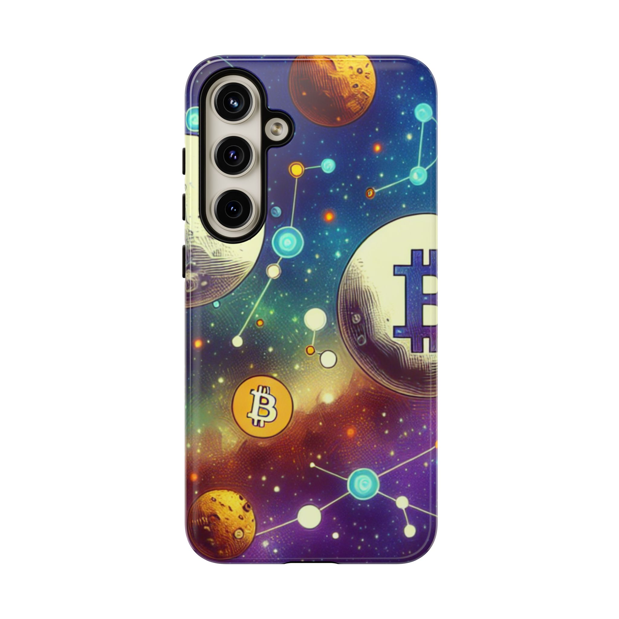 Crypto Universe Trendy Popular Sleek Resistant Tough Phone Case - Image 11
