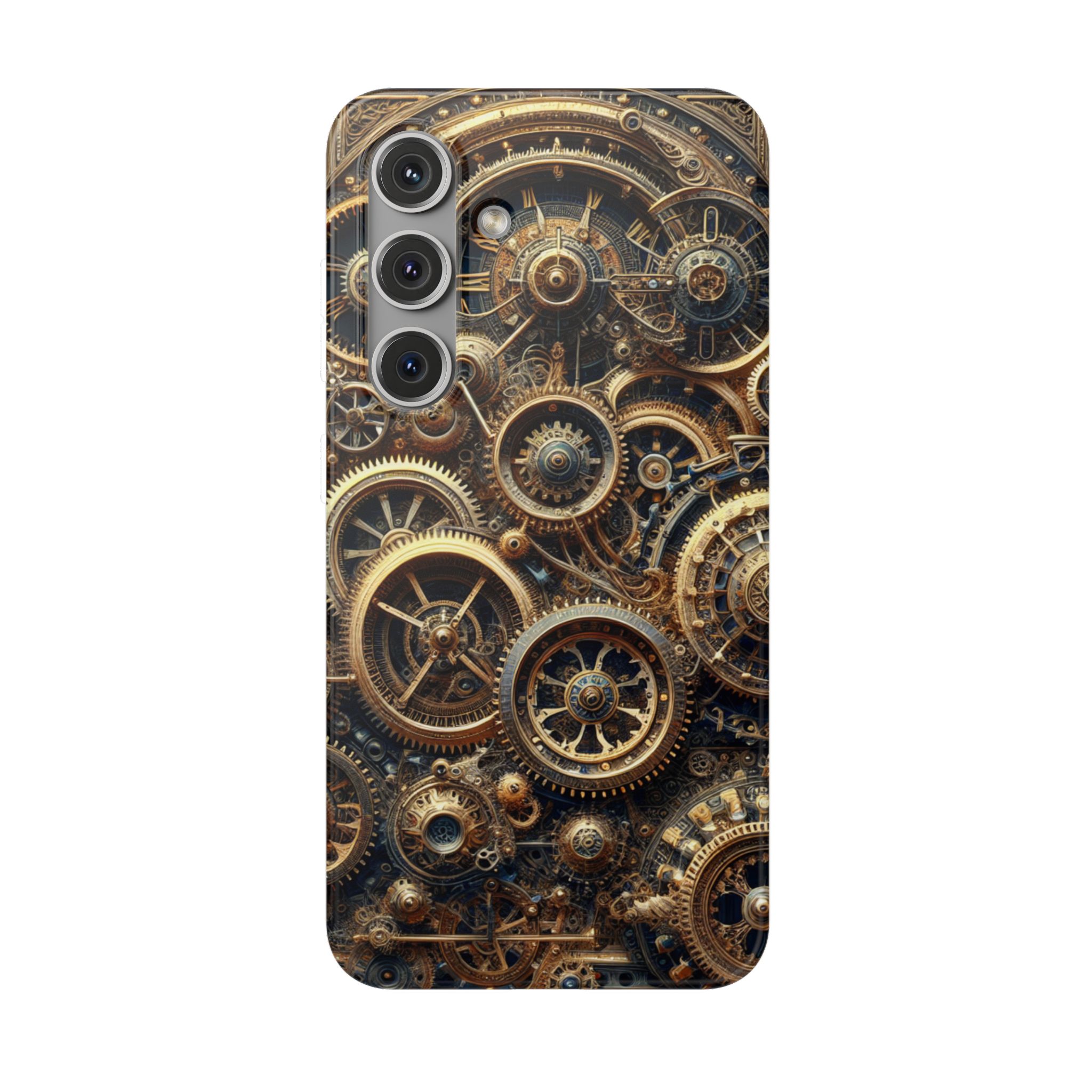 Steampunk Gallery Trendy Resistant Flexi Phone Back Case - Image 7