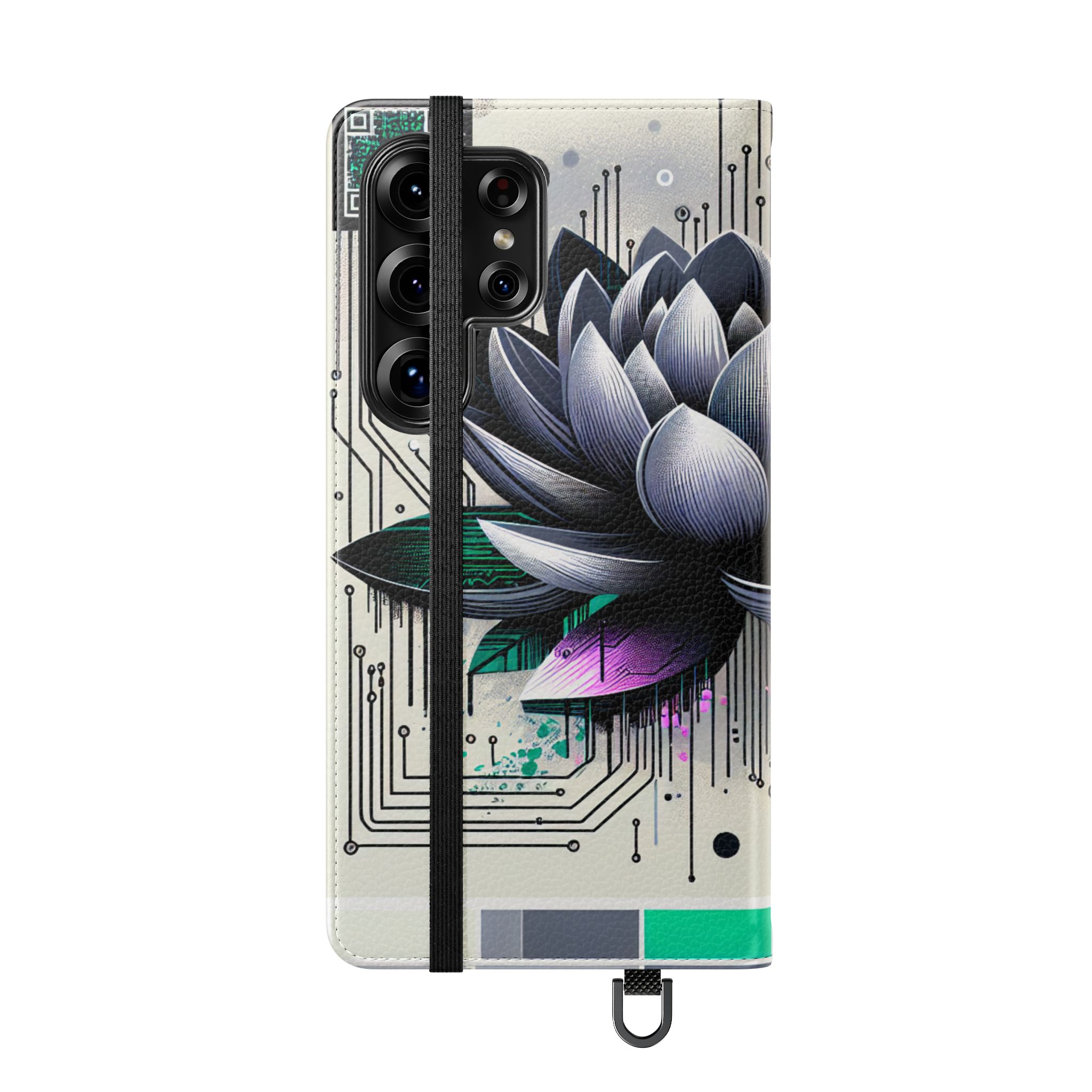 Blue Lotus Theme Soft Flip Case - Image 7