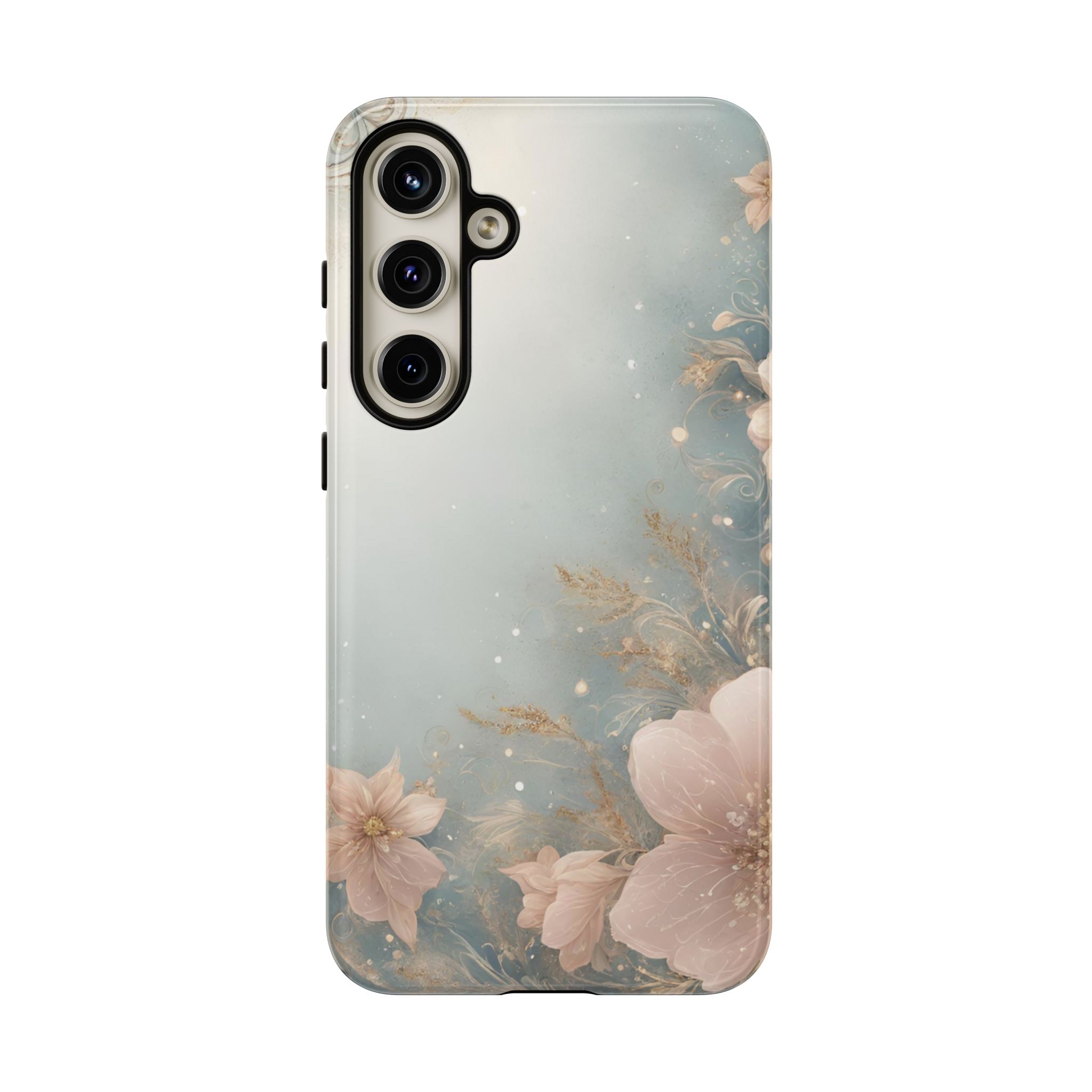 Floral Sparkling Resistant Trendy Tough Phone Case - Image 10