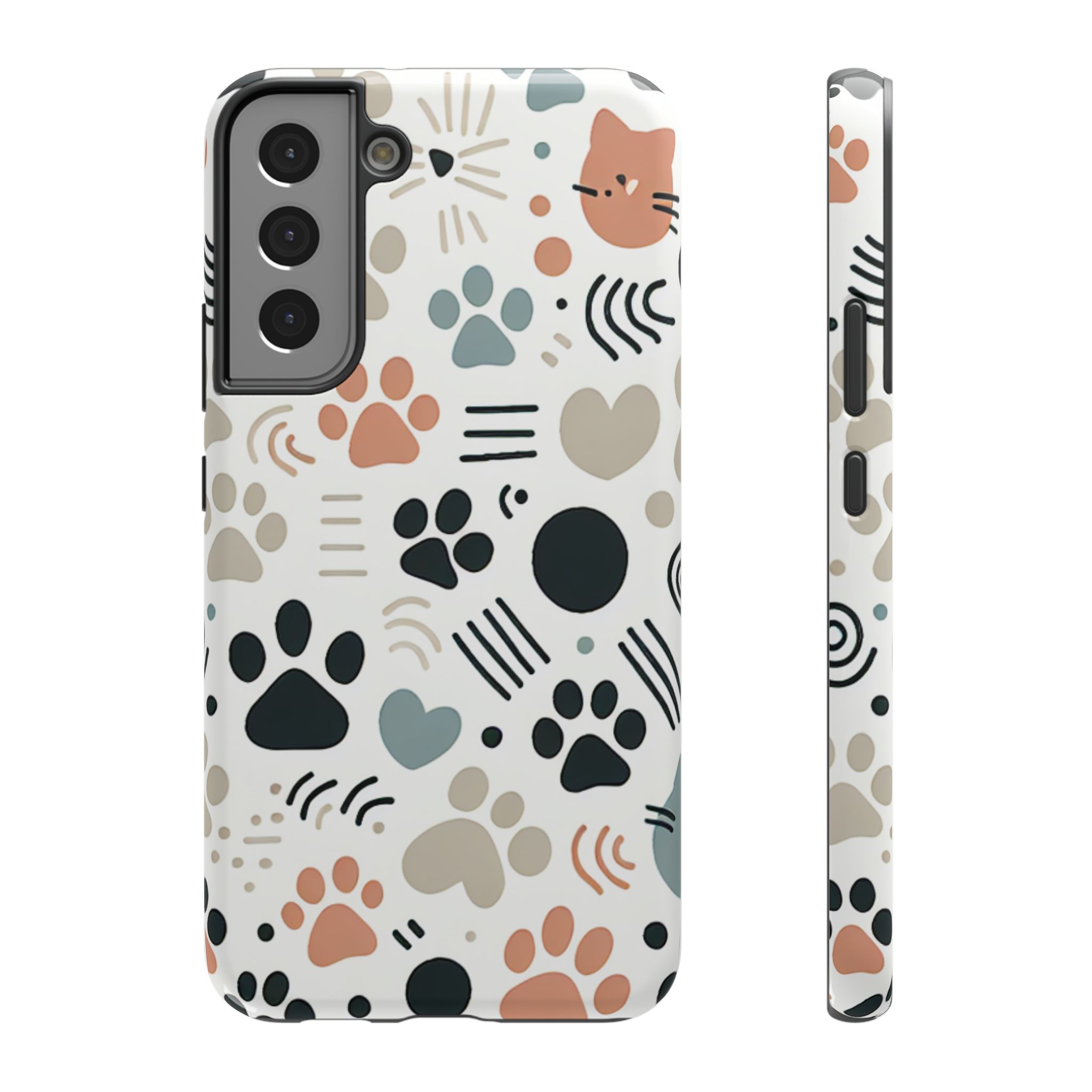 Animal Footprints Fun Impact-Resistant Phone Back Case - Image 5
