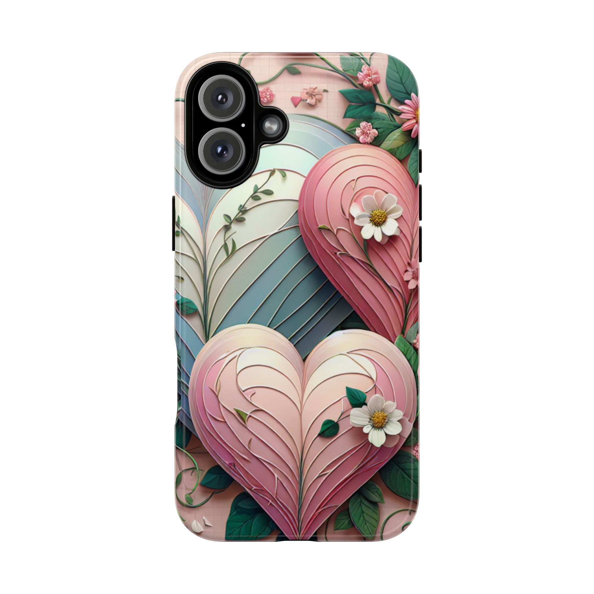 Heart Of Love Trendy Resistant Tough Phone Case - Image 4