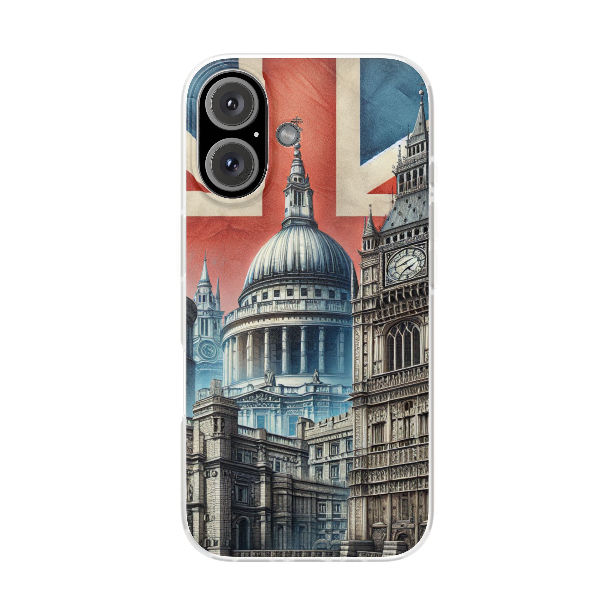 Great British Heritage Trendy Resistant Flexi Phone Back Case - Image 2
