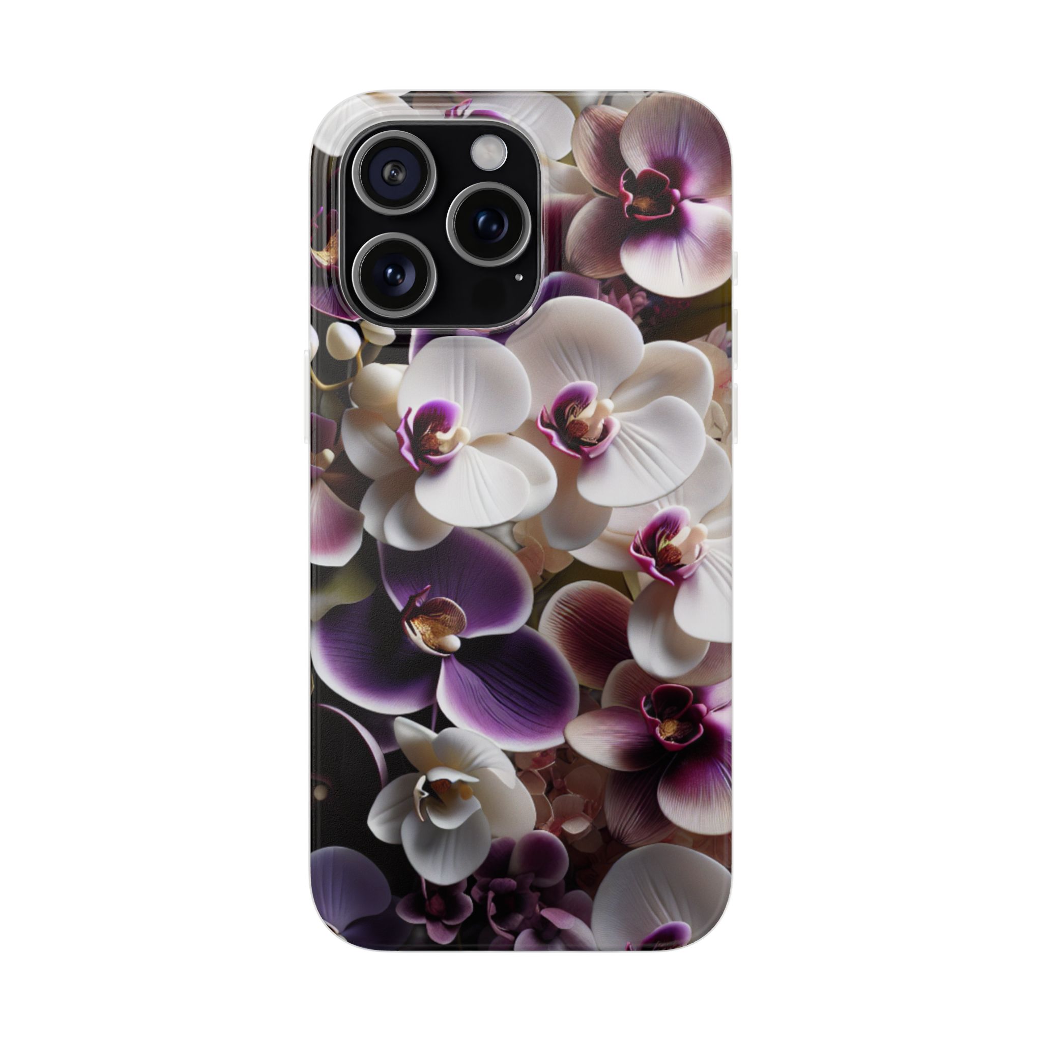 Flower Bouquet Print Trendy Resistant Flexi Phone Back Case - Image 3