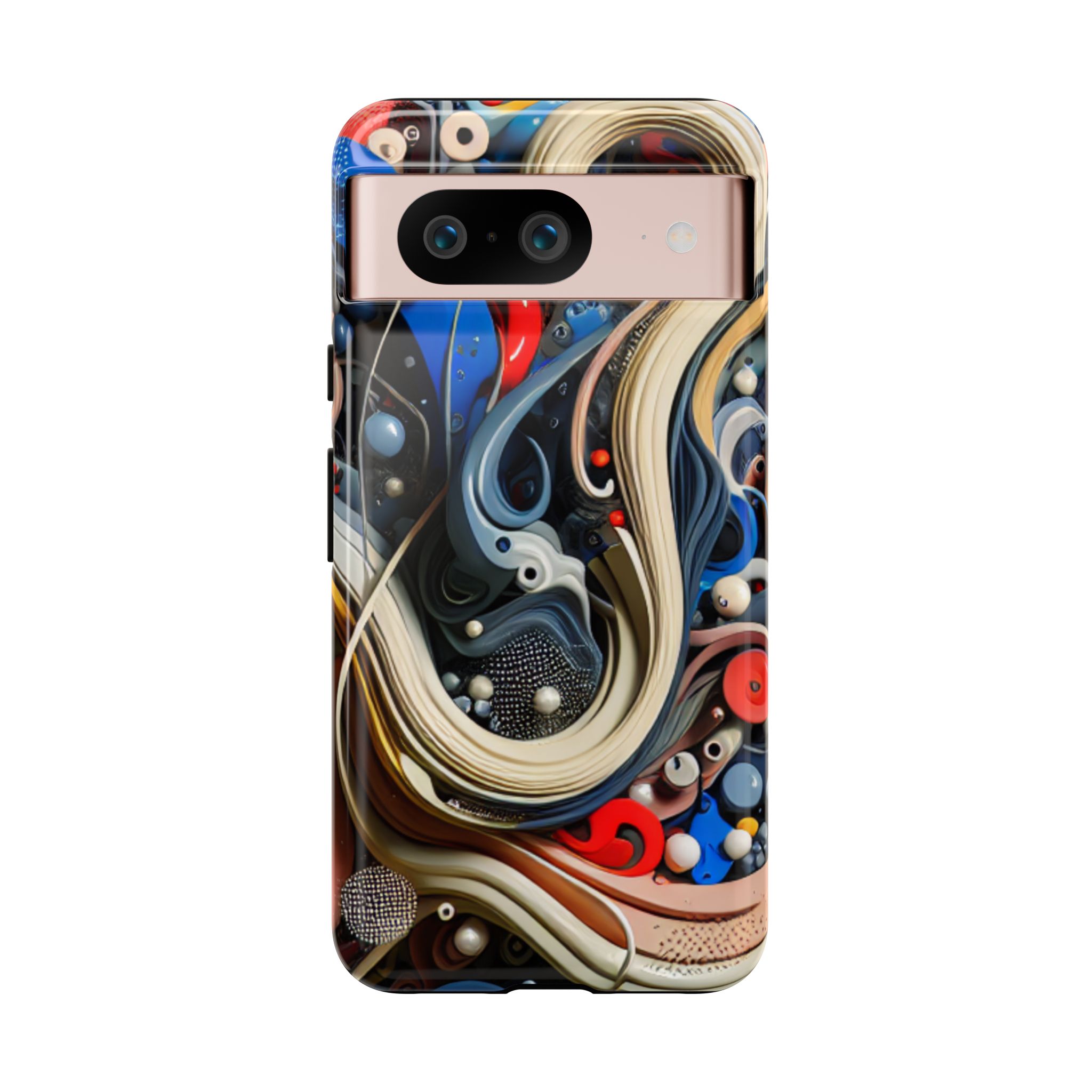 Colors Abstract Fun Trendy Slim Resistant Tough Phone Case - Image 3