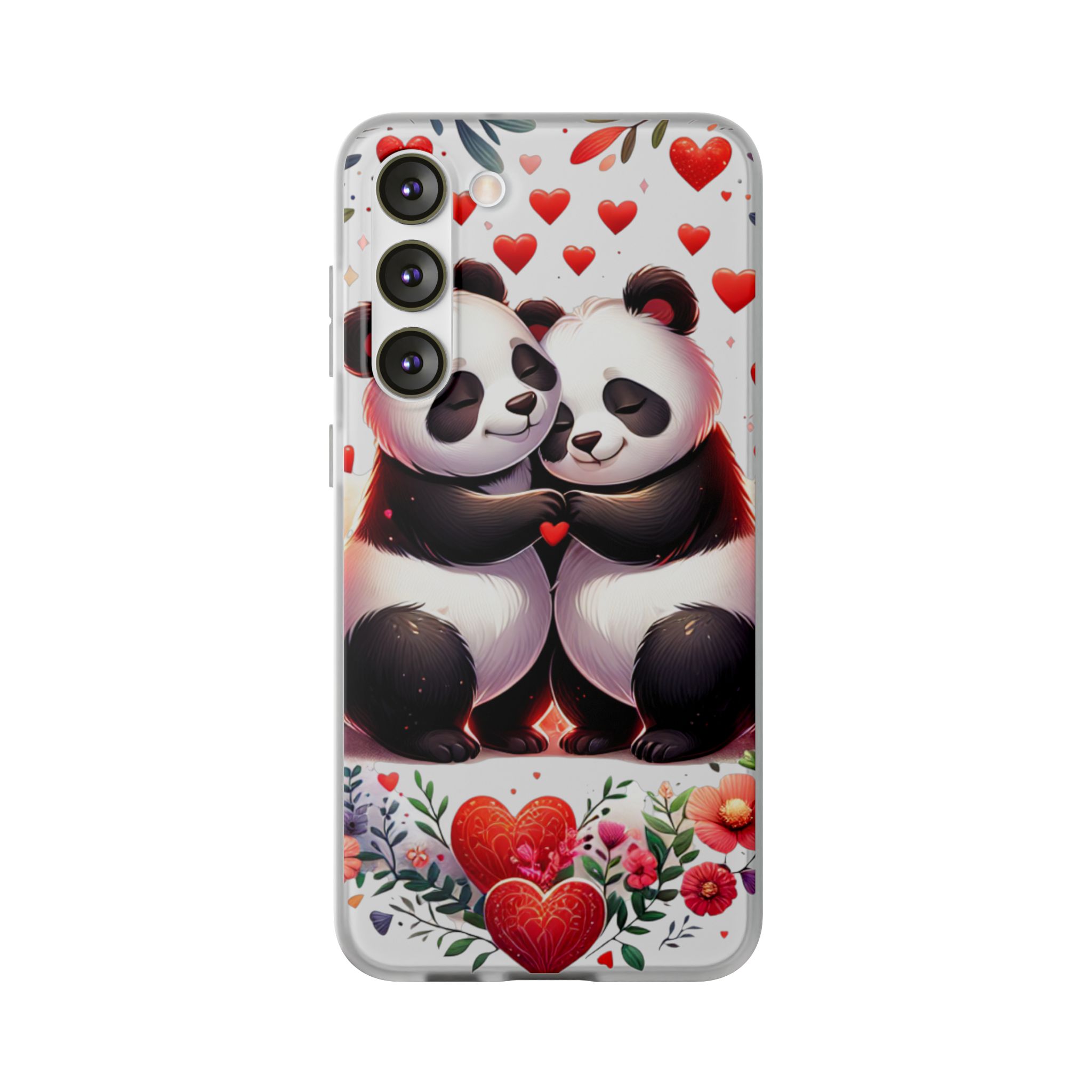 Panda Love Trendy Resistant Flexi Phone Back Case - Image 5