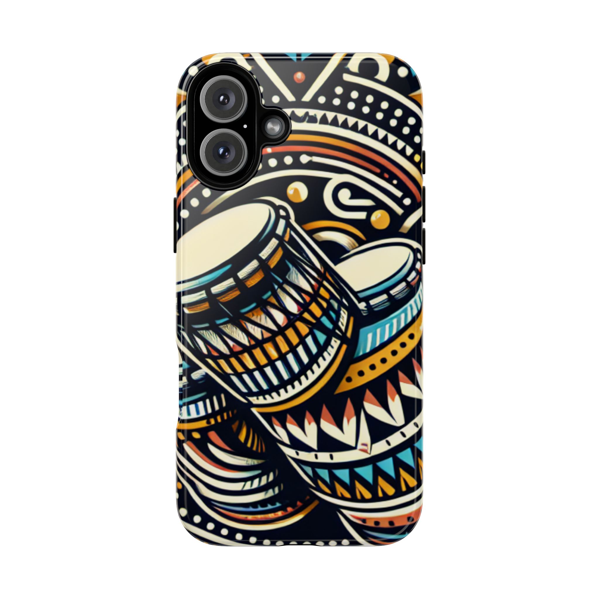 Artistic Drums Resistant Trendy Tough Phone Case - Image 3