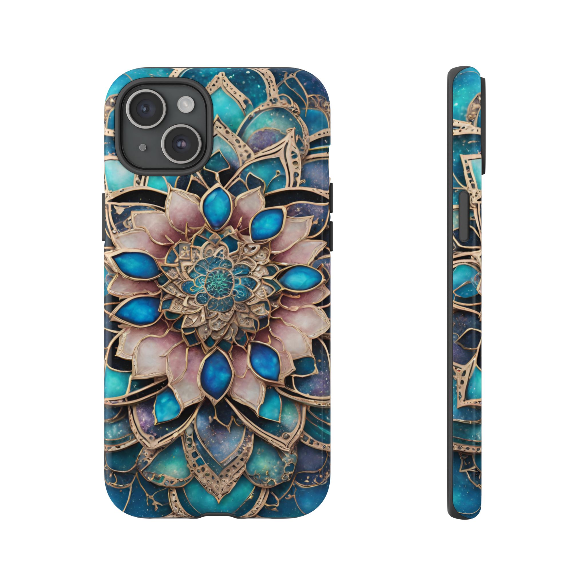 Candle Theme Mandala Resistant Trendy Tough Phone Case - Image 8