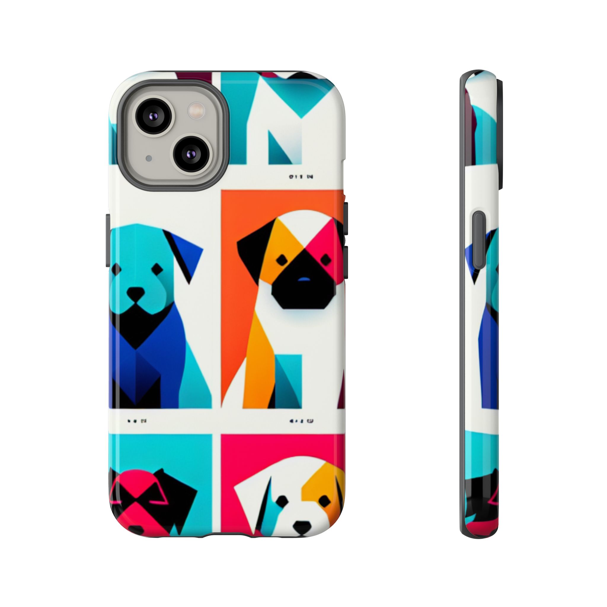 Cute 3D Dogs Trendy Resistant Tough Phone Case - Image 7