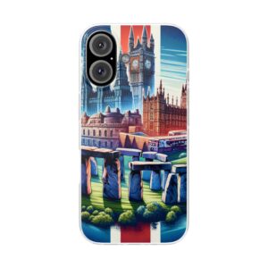 UK Art & Culture Printed Trendy Resistant Flexi Case