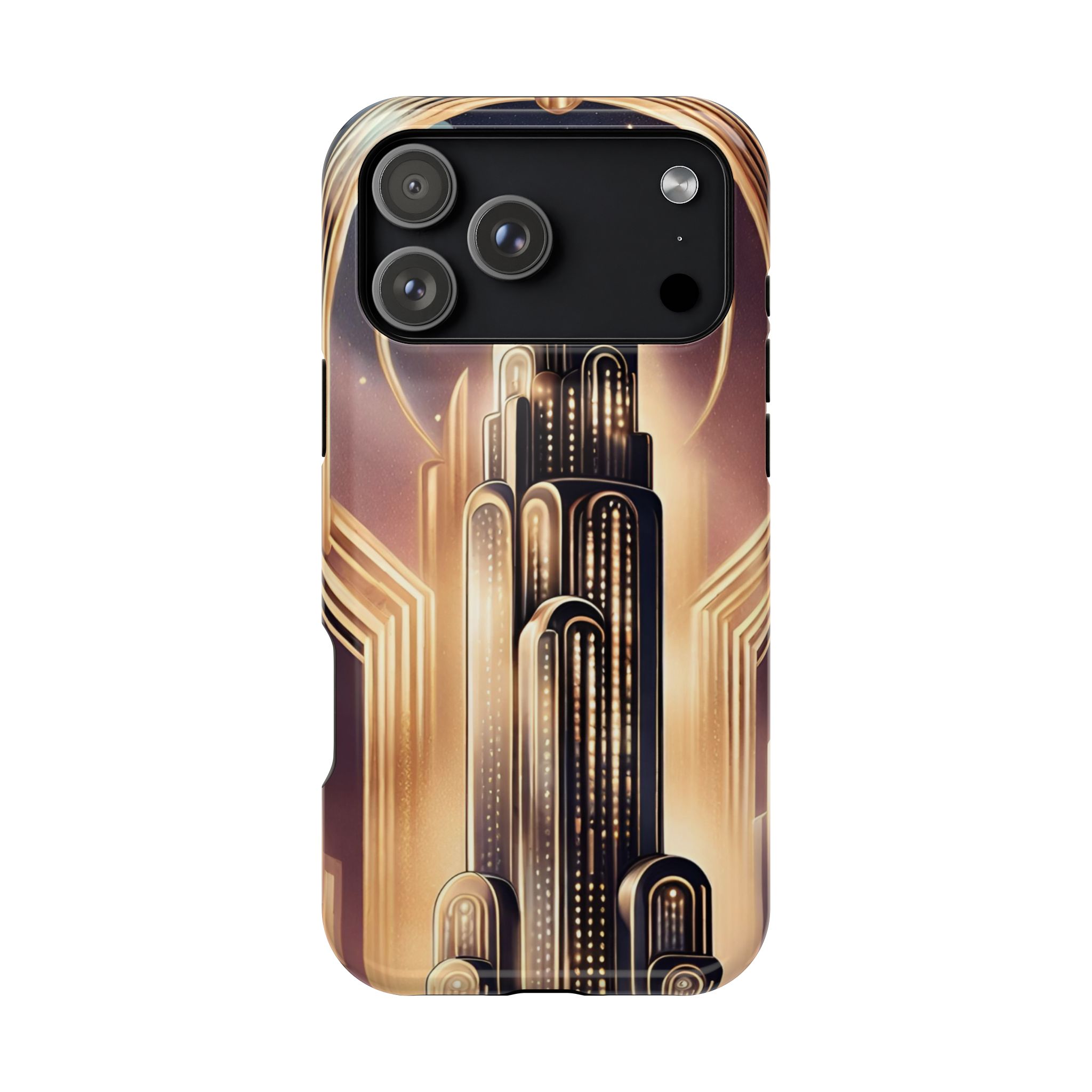 Modern Architecture Printed Impact-Resistant Phone Back Case - Image 2