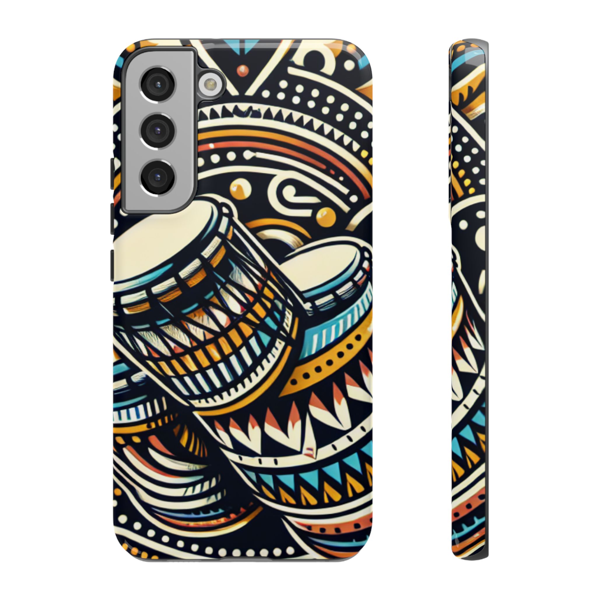 Artistic Drums Resistant Trendy Tough Phone Case - Image 6