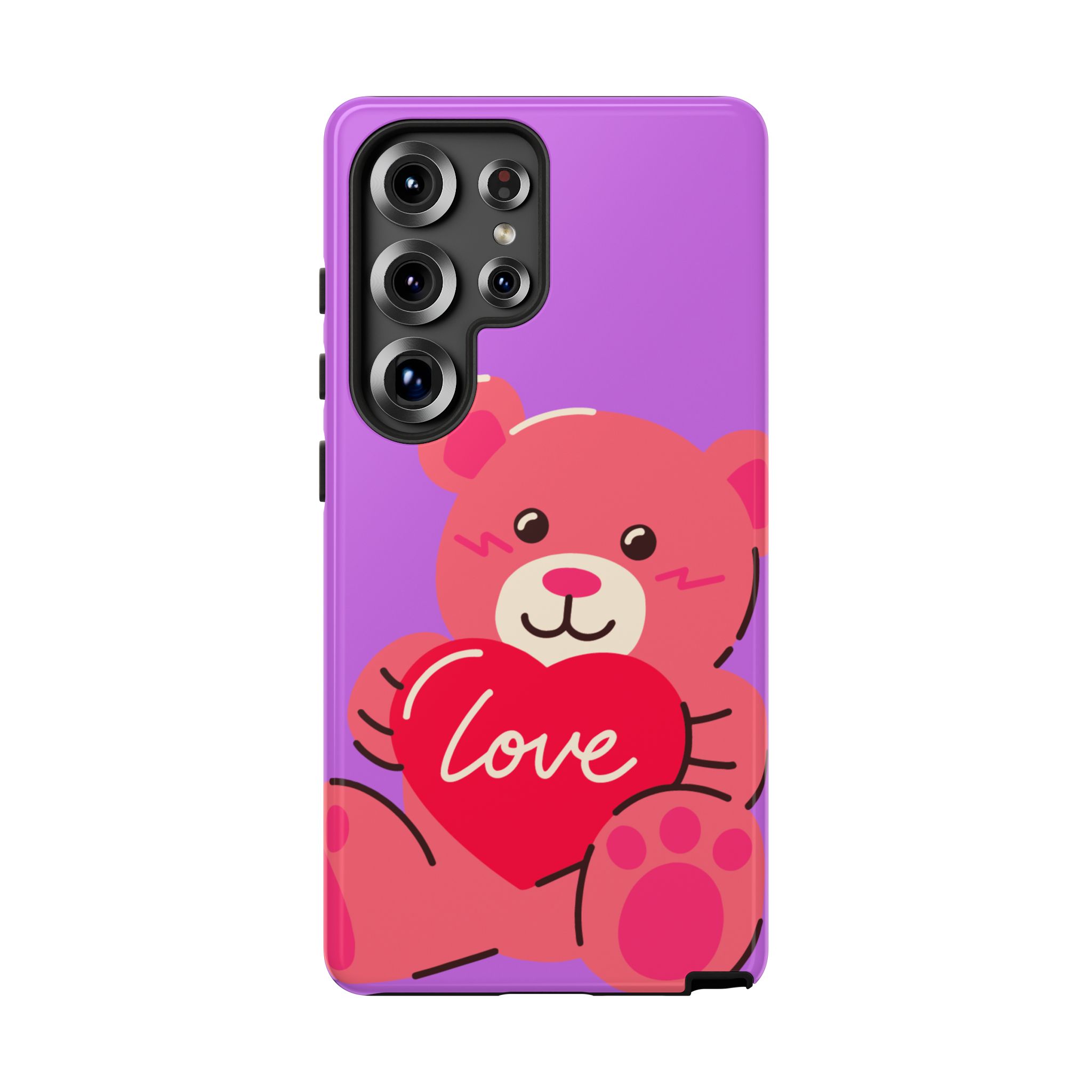 Teddy Love Forever Resistant Trendy Tough Phone Case - Image 11