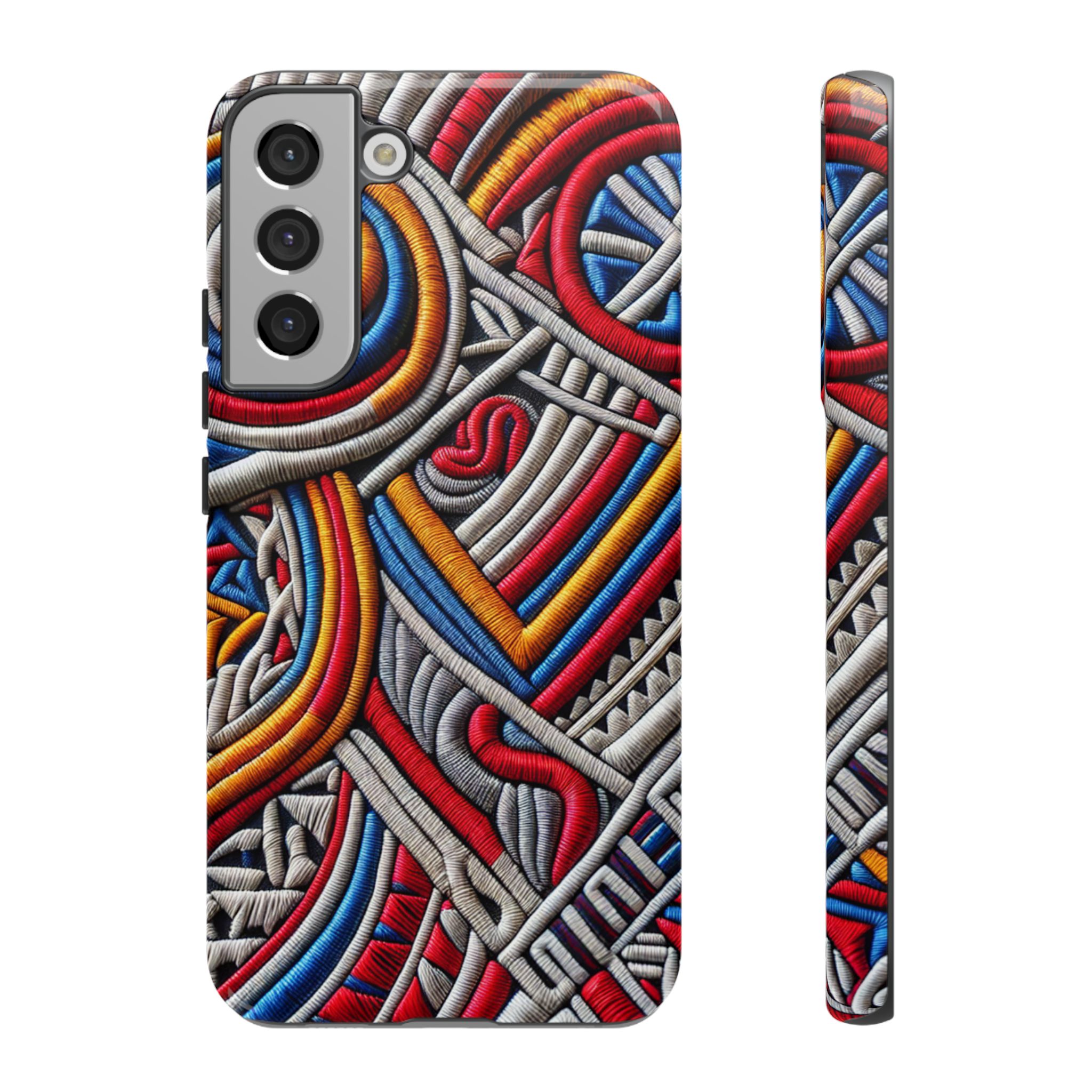 Woven Woolen Art Trendy Sleek Resistant Tough Phone Case - Image 7
