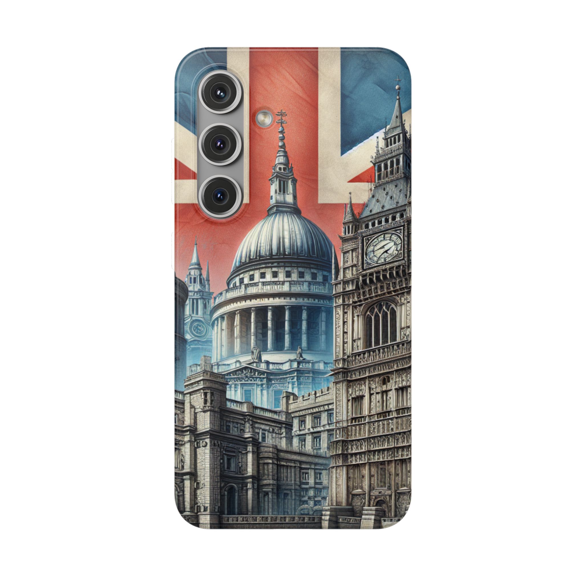 Great British Heritage Trendy Resistant Flexi Phone Back Case - Image 7