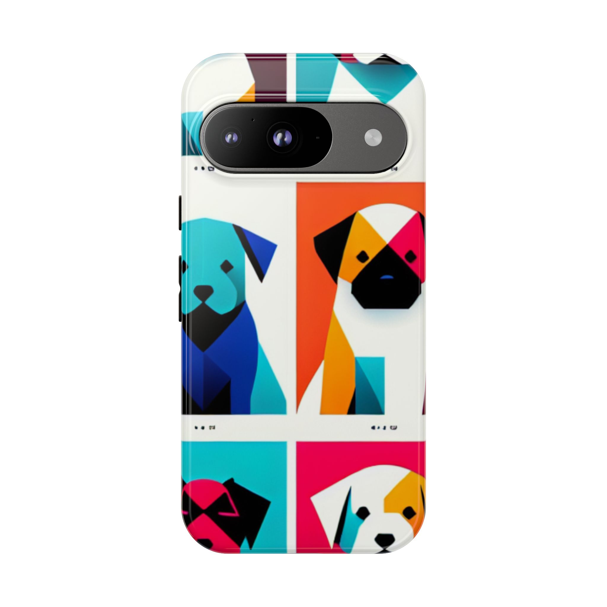 Cute 3D Dogs Trendy Resistant Tough Phone Case - Image 3