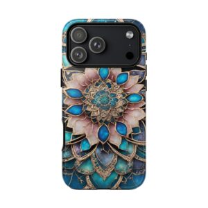 Candle Theme Mandala Resistant Trendy Tough Phone Case