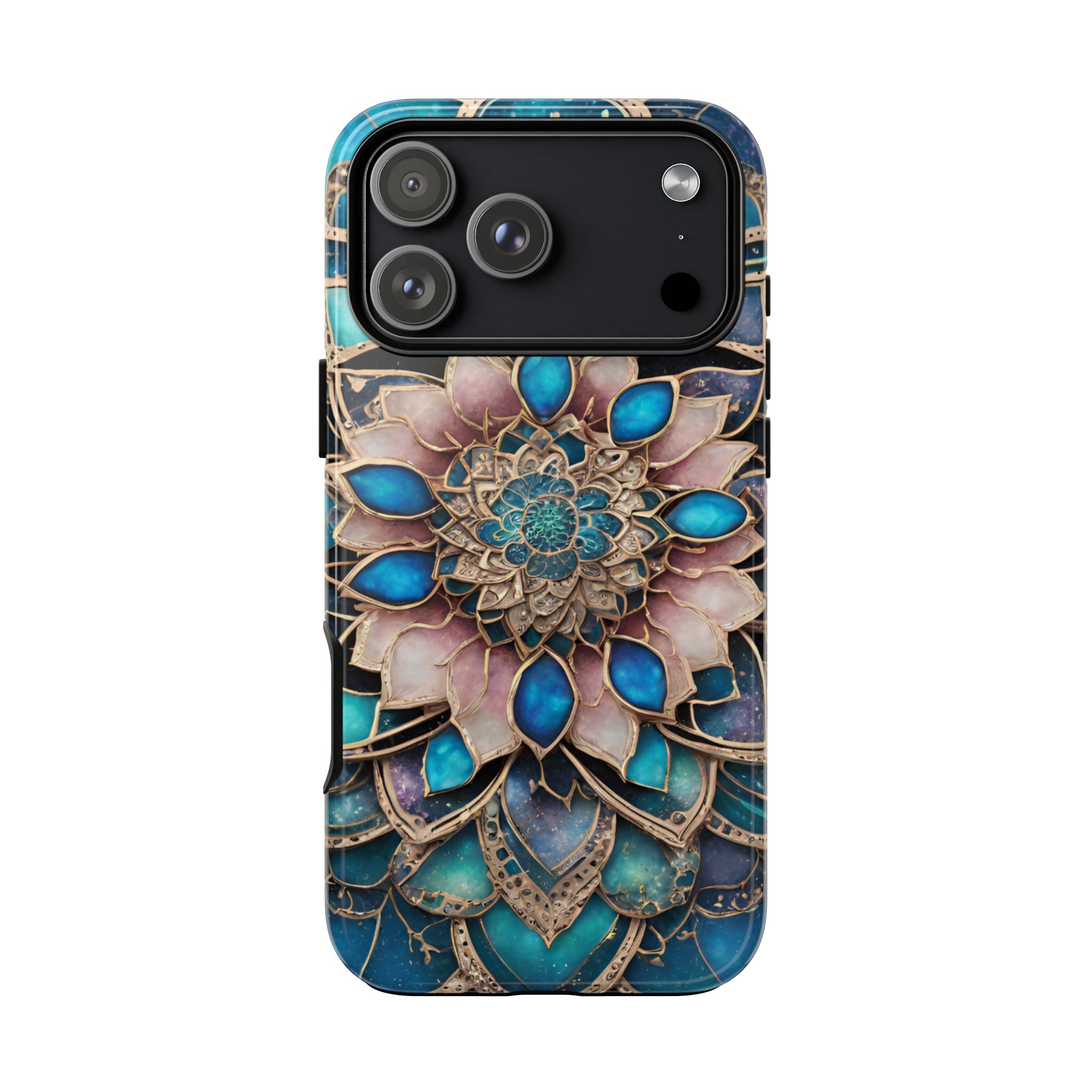 Candle Theme Mandala Resistant Trendy Tough Phone Case