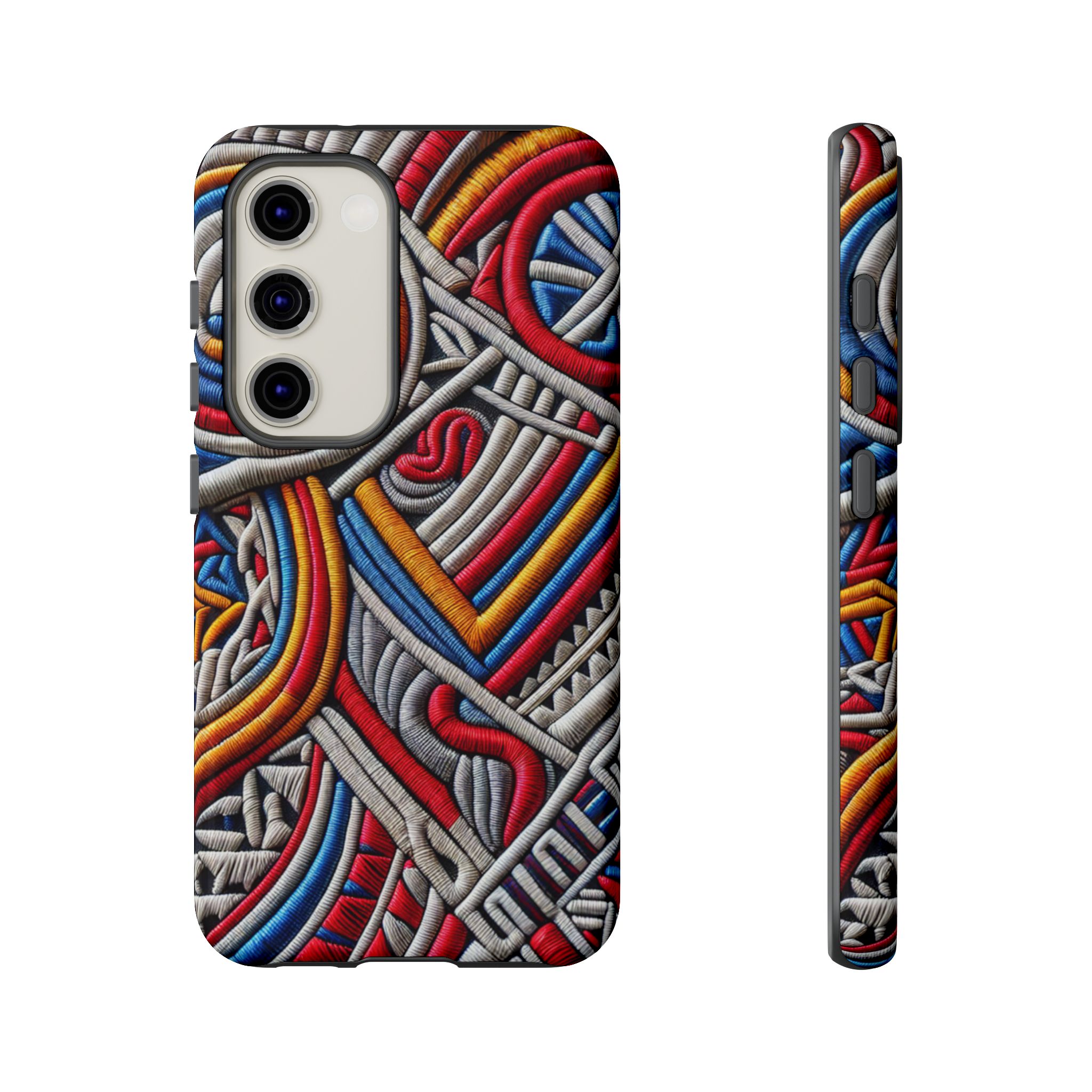 Woven Woolen Art Trendy Sleek Resistant Tough Phone Case - Image 9