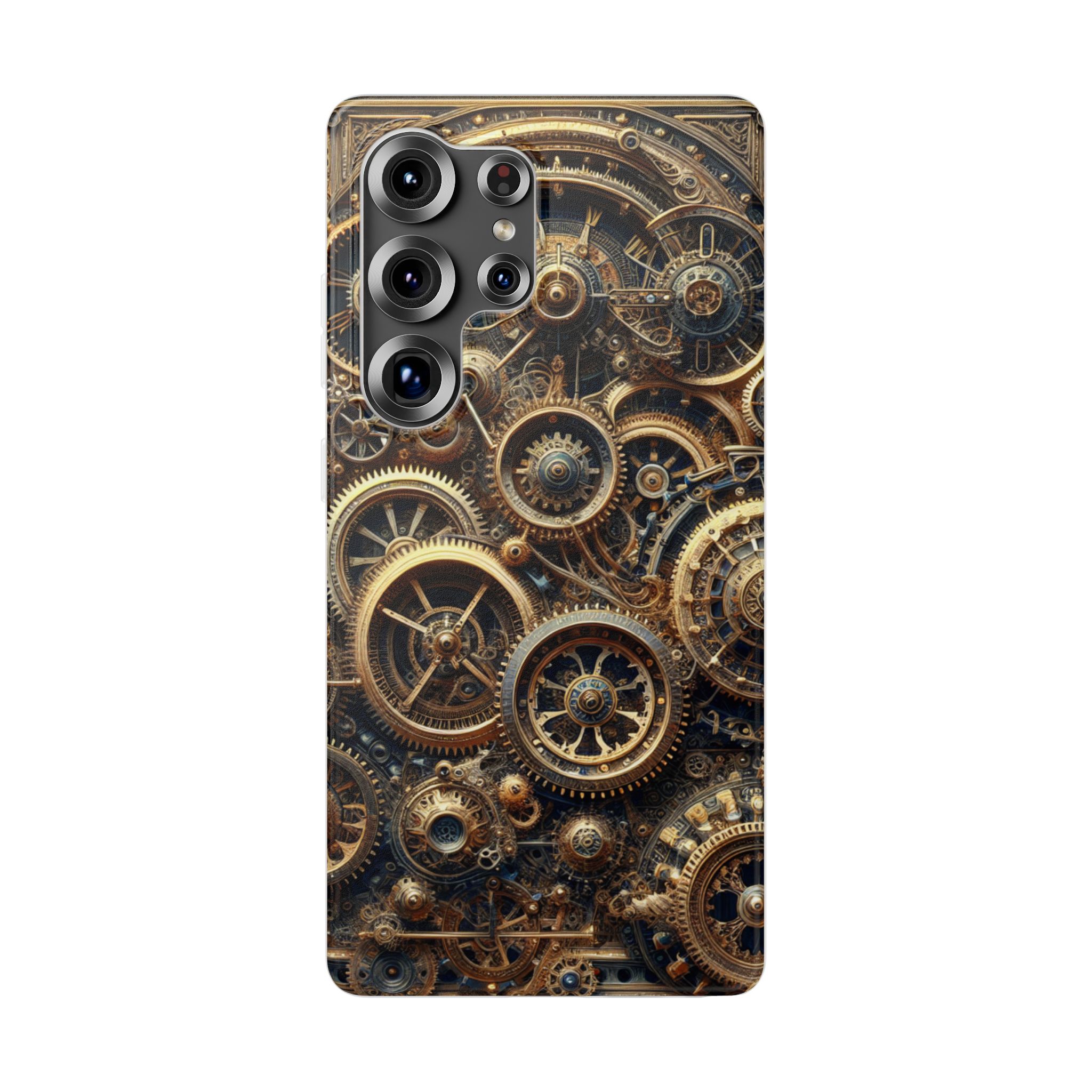 Steampunk Gallery Trendy Resistant Flexi Phone Back Case - Image 4