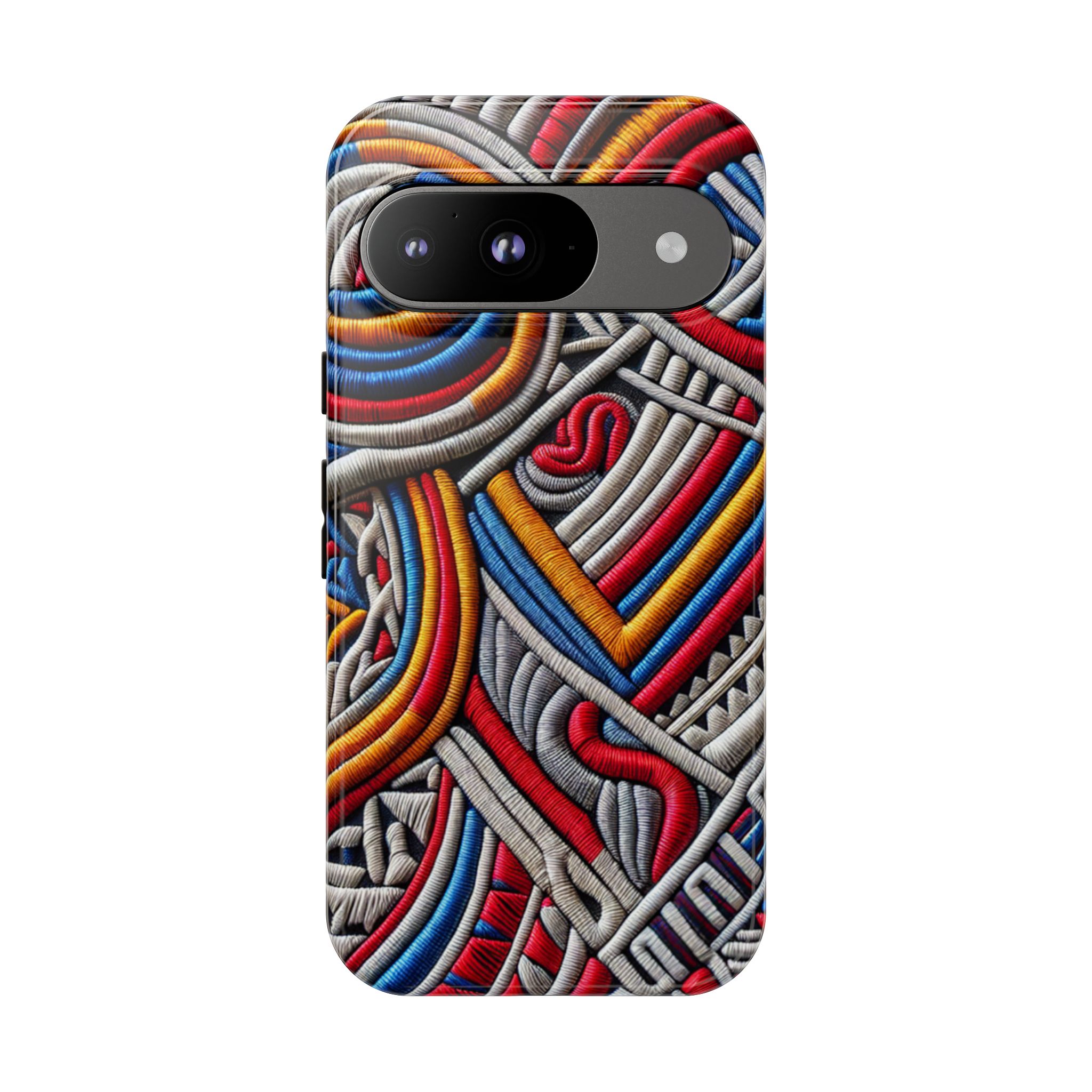 Woven Woolen Art Trendy Sleek Resistant Tough Phone Case - Image 4