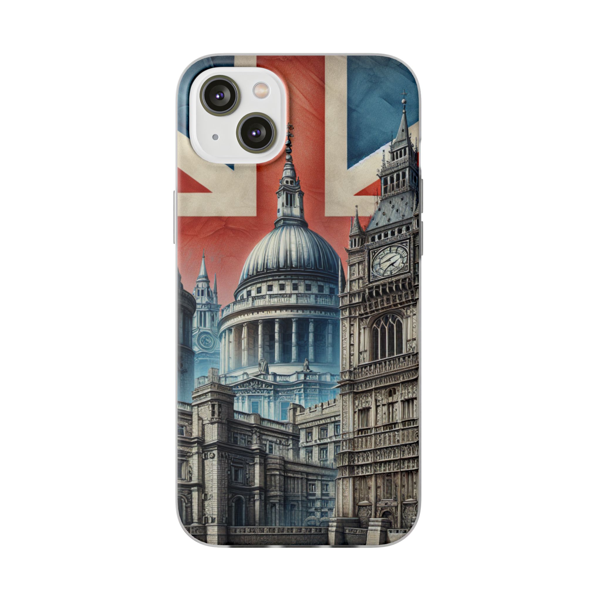 Great British Heritage Trendy Resistant Flexi Phone Back Case - Image 6