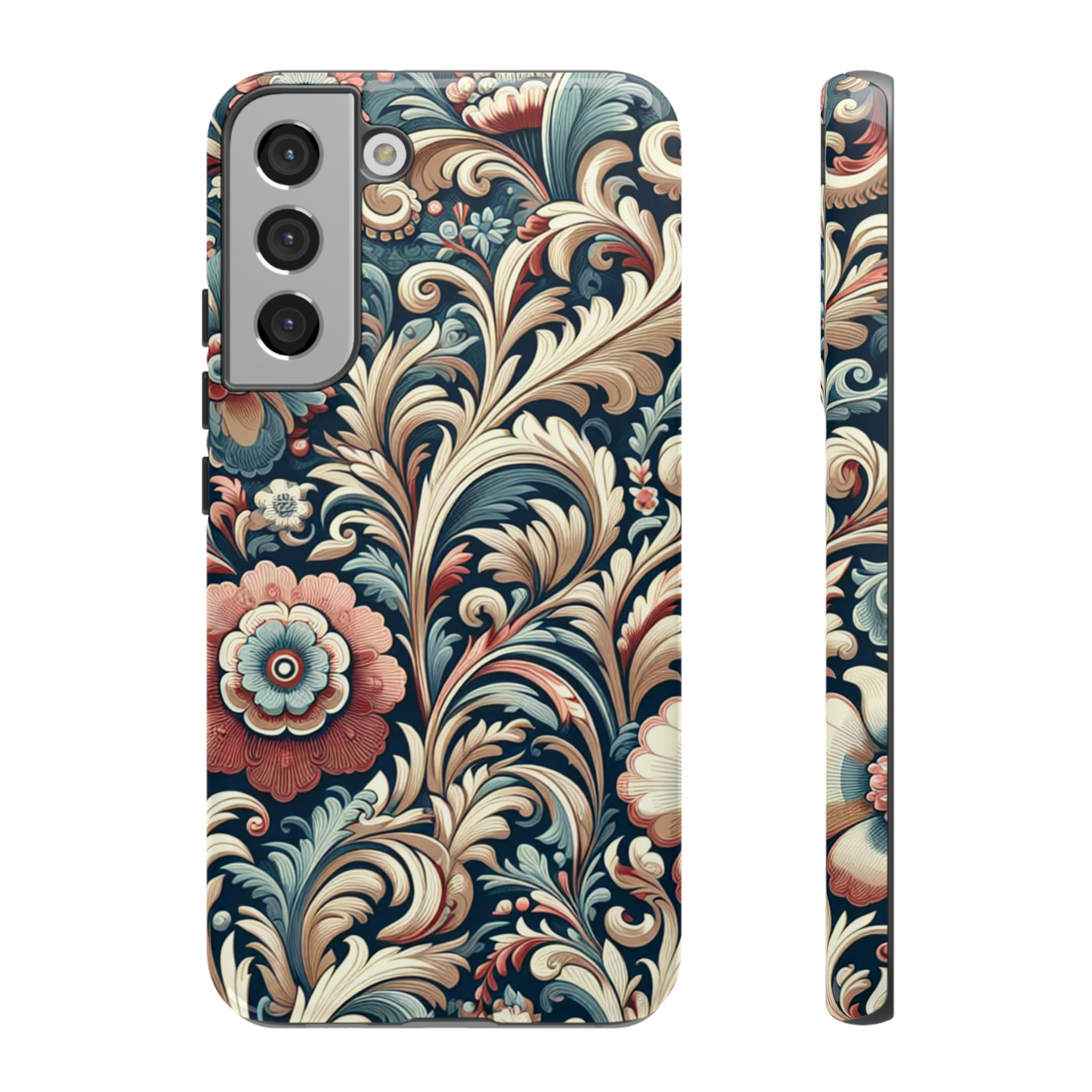 Artistic Floral Resistant Trendy Tough Phone Case - Image 5