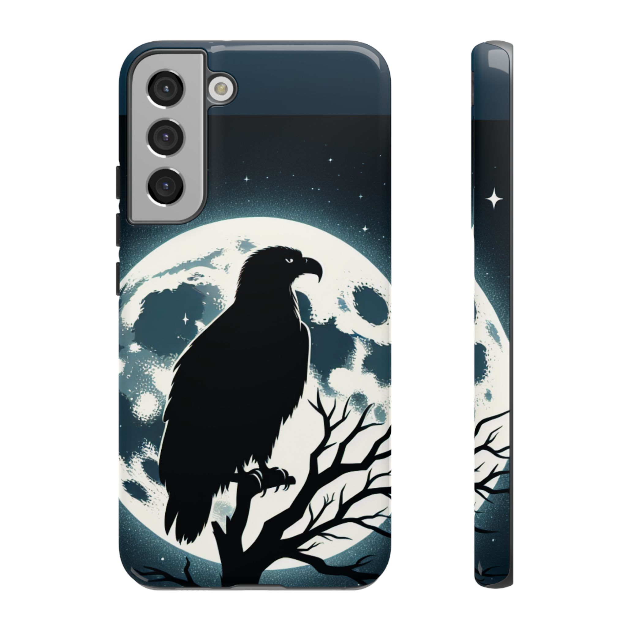 Bird At Night Trendy Resistant Tough Phone Case - Image 6