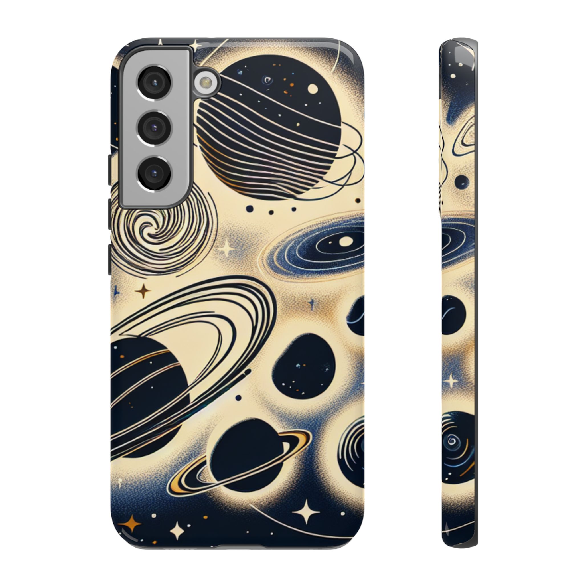 Space Galaxy Theme Resistant Trendy Tough Phone Case - Image 5