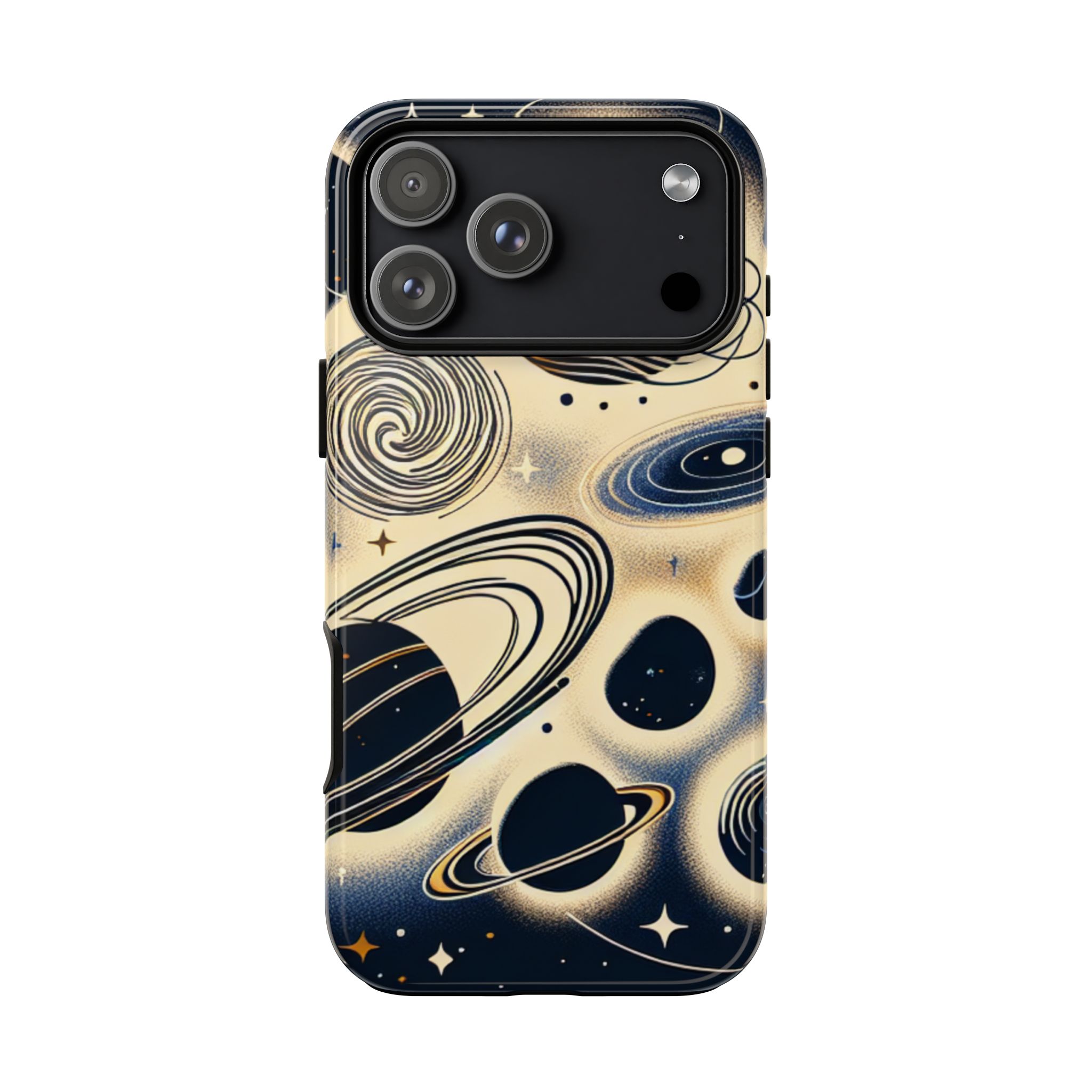 Space Galaxy Theme Resistant Trendy Tough Phone Case - Image 2