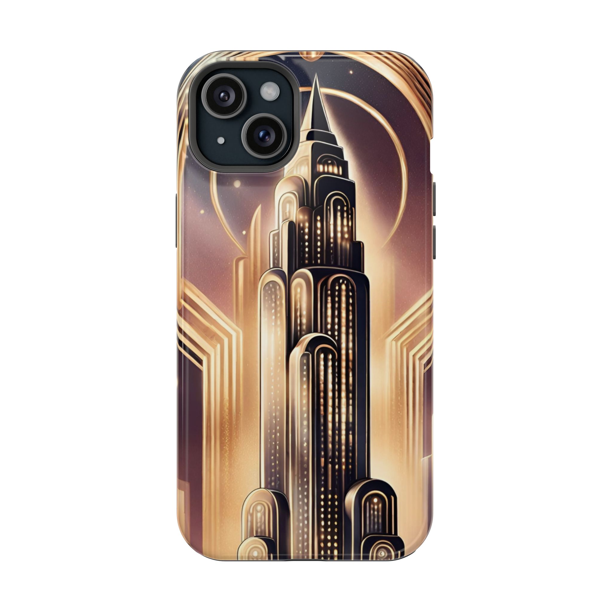 Modern Architecture Printed Impact-Resistant Phone Back Case - Image 5