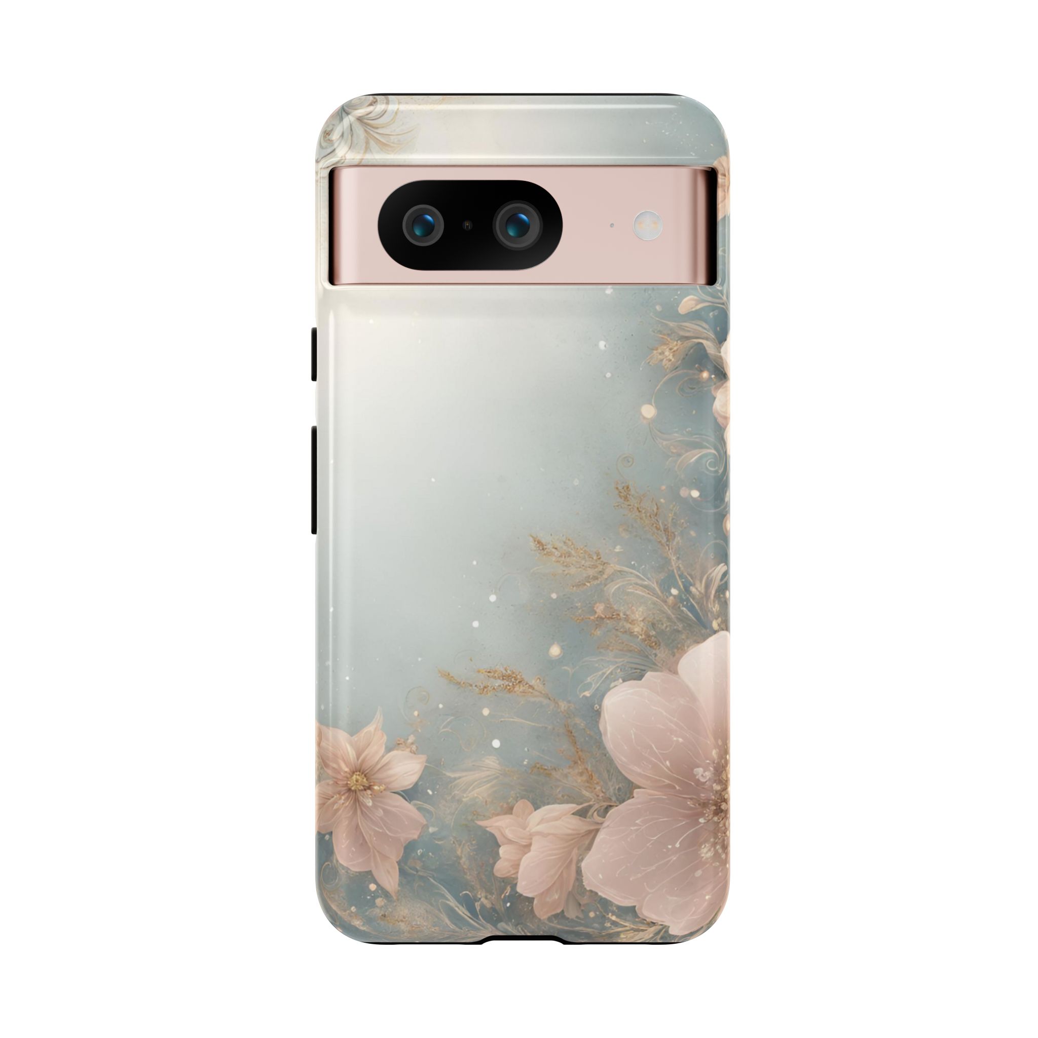 Floral Sparkling Resistant Trendy Tough Phone Case - Image 4