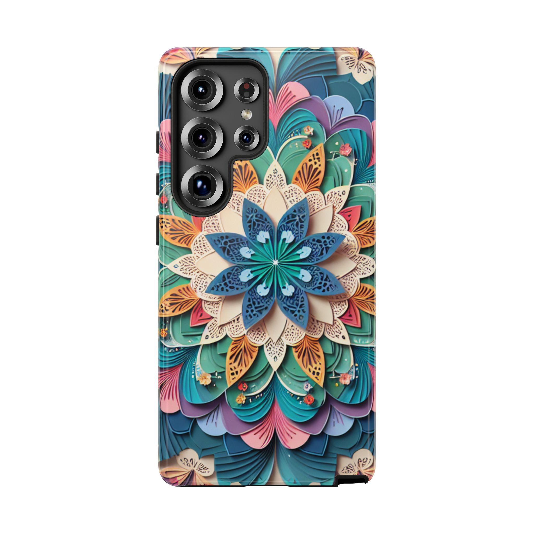 Butterfly Themed Mandala Trendy Tough Case - Image 11
