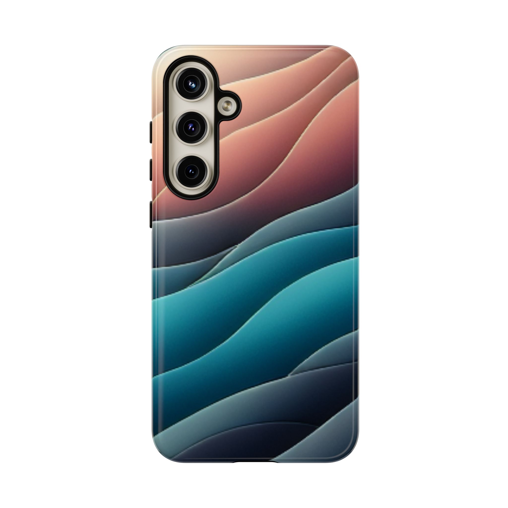 Color Layers Resistant Trendy Tough Phone Case - Image 9